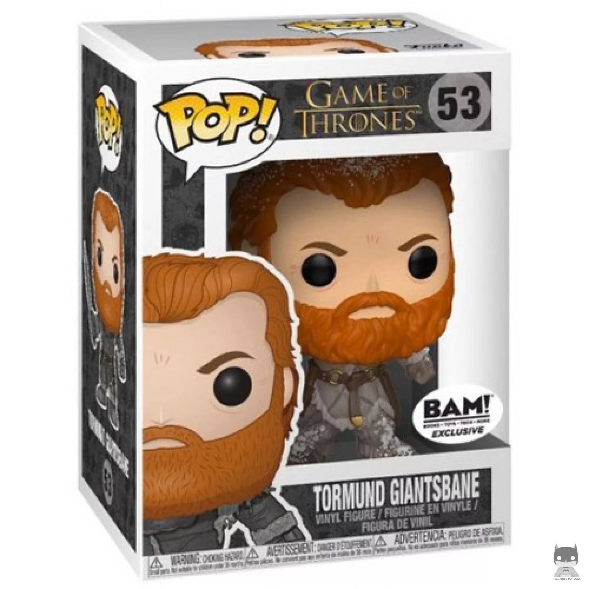 Figurine Funko POP Tormund Giantsbane (Recouvert de neige) avec boîte