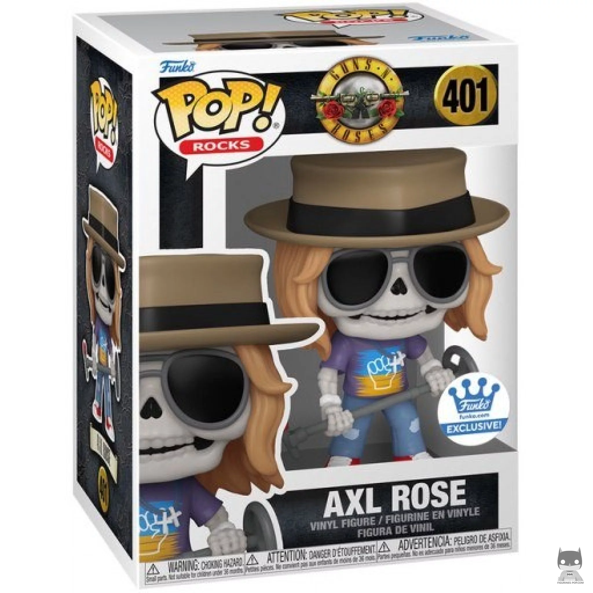 Figurine Funko POP Axl Rose (Squelette) avec boîte