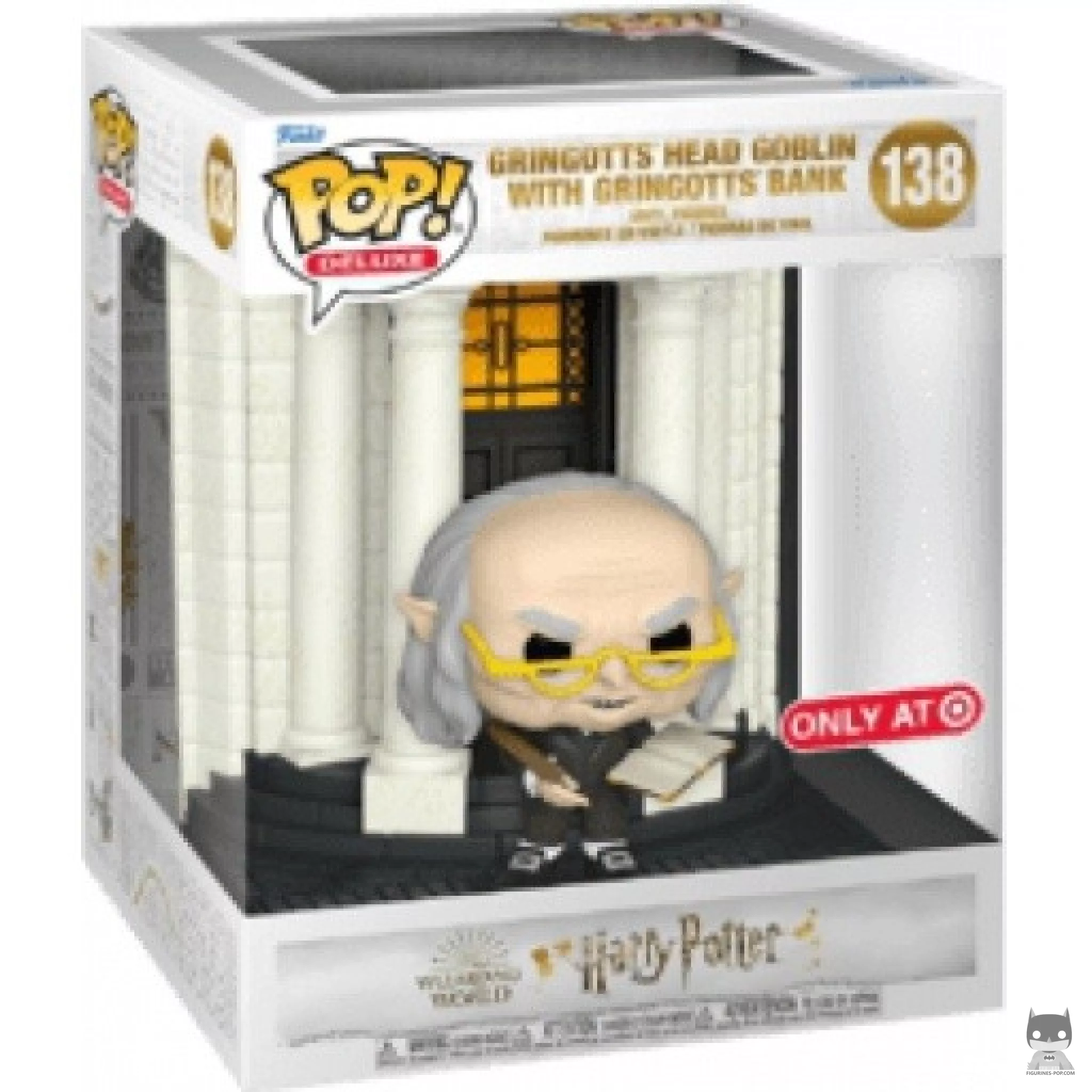 Figurine Funko POP Gripsec devant Banque Gringotts (Chemin de Traverse) avec boîte