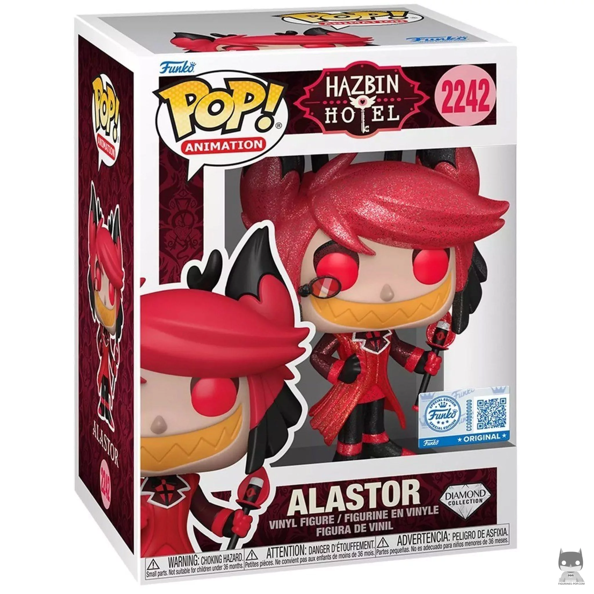 Figurine Funko POP Alastor (Diamond Glitter) avec boîte
