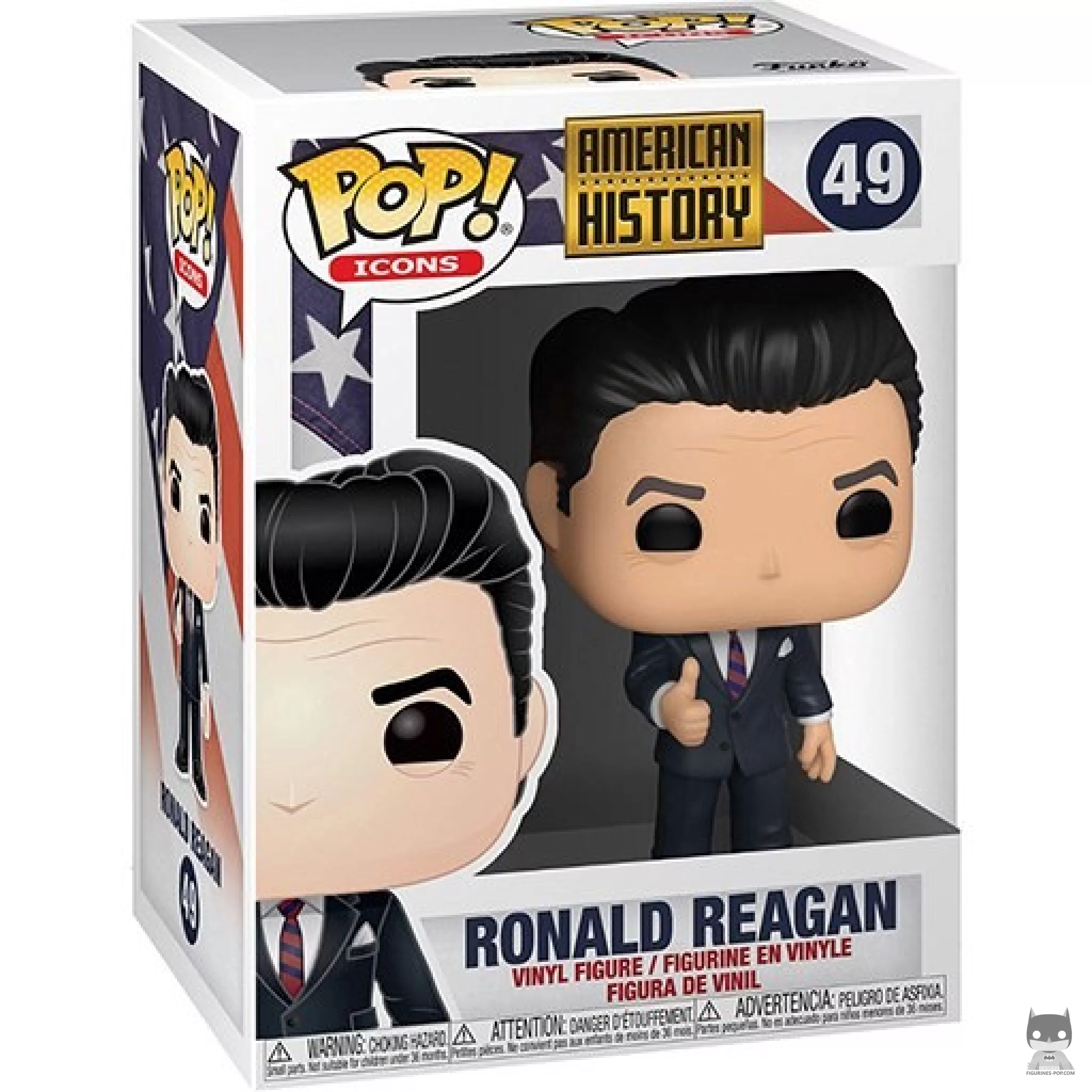 Figurine Funko POP Ronald Reagan avec boîte