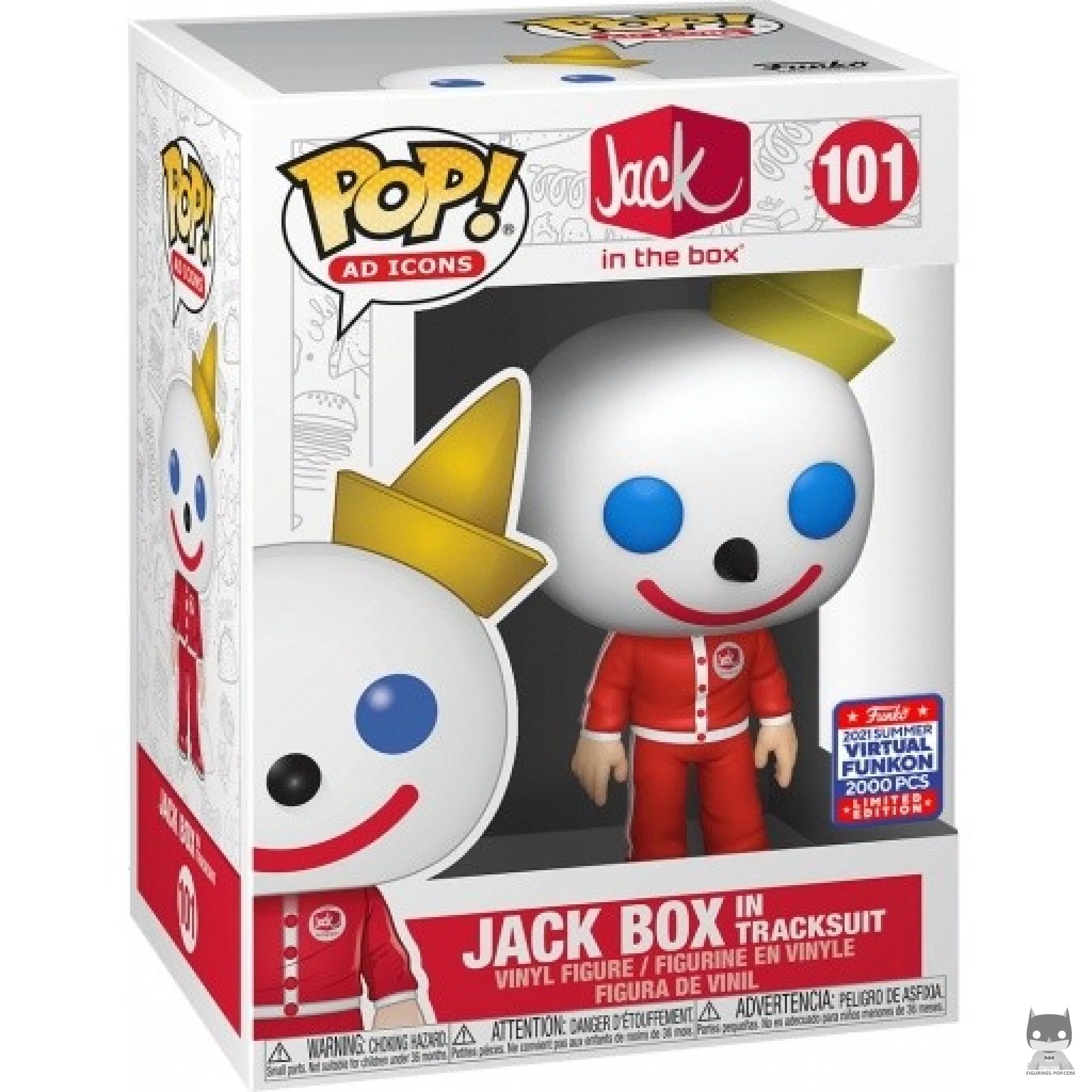 Figurine Funko POP Jack Box en Survêtement avec boîte