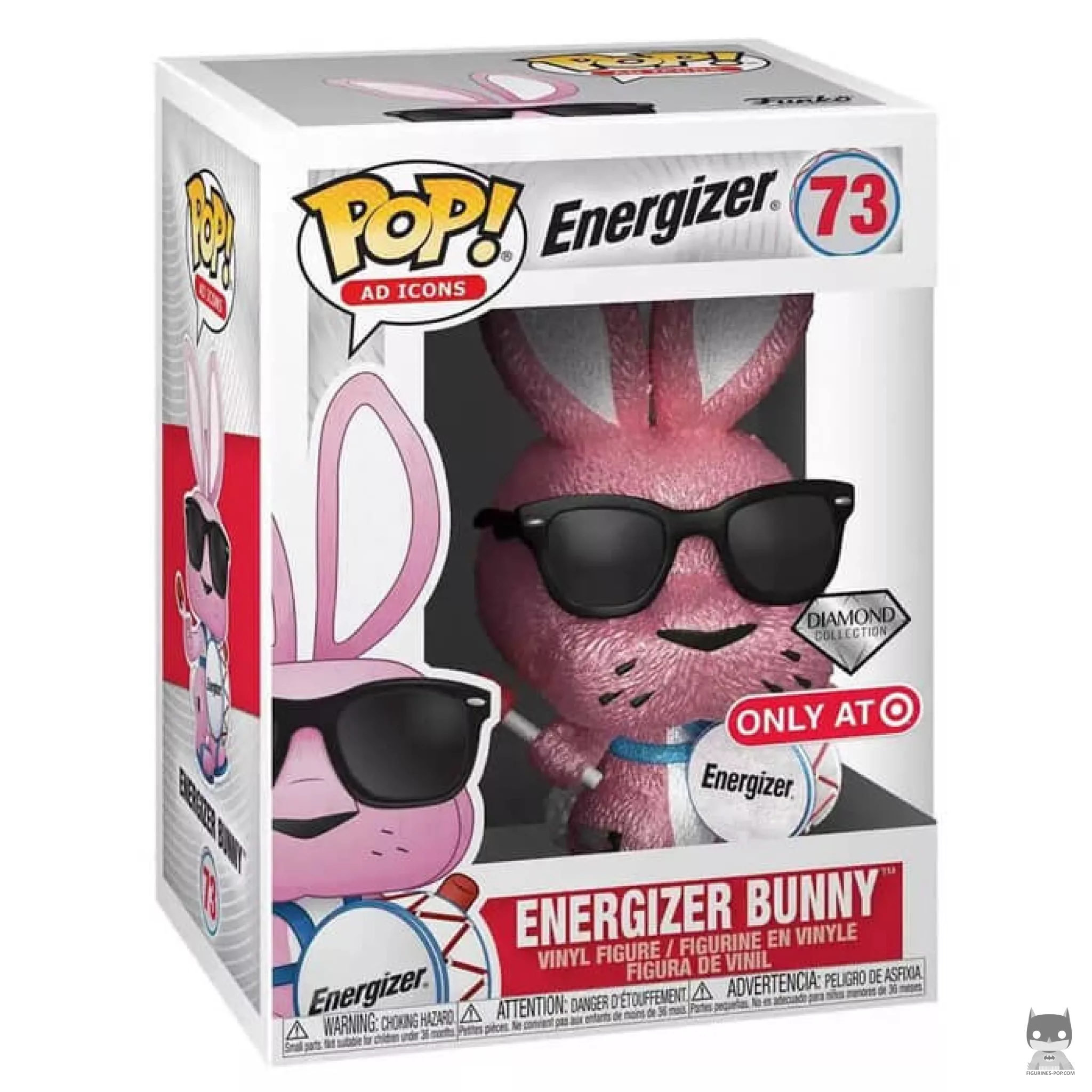 Figurine Funko POP Bunny Energizer (Diamond Glitter) avec boîte