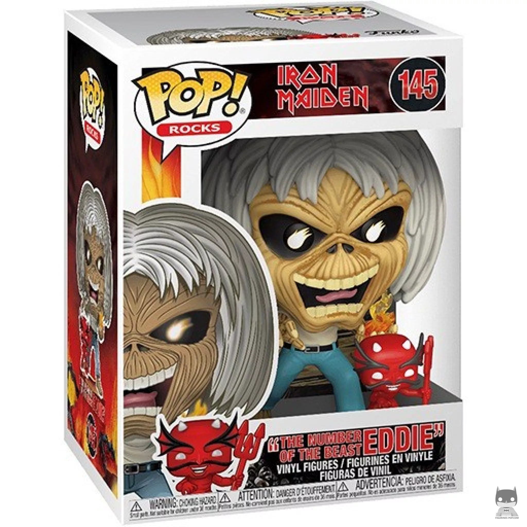 Figurine Funko POP The Number of the Beast Eddie avec boîte
