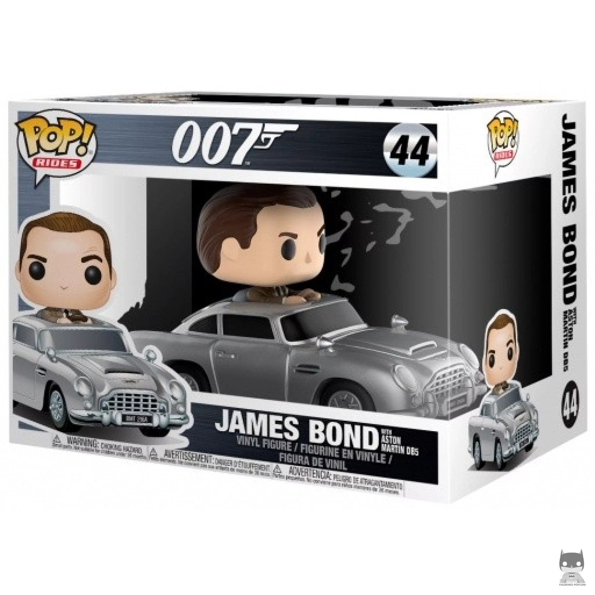 Figurine Funko POP James Bond avec Aston Martin DB5 avec boîte