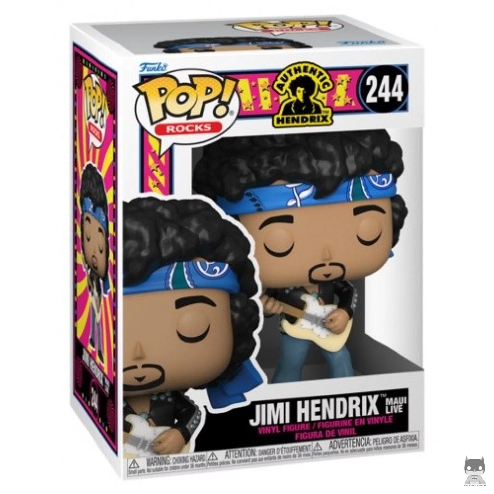 Figurine Funko POP Jimi Hendrix (Live in Maui) avec boîte