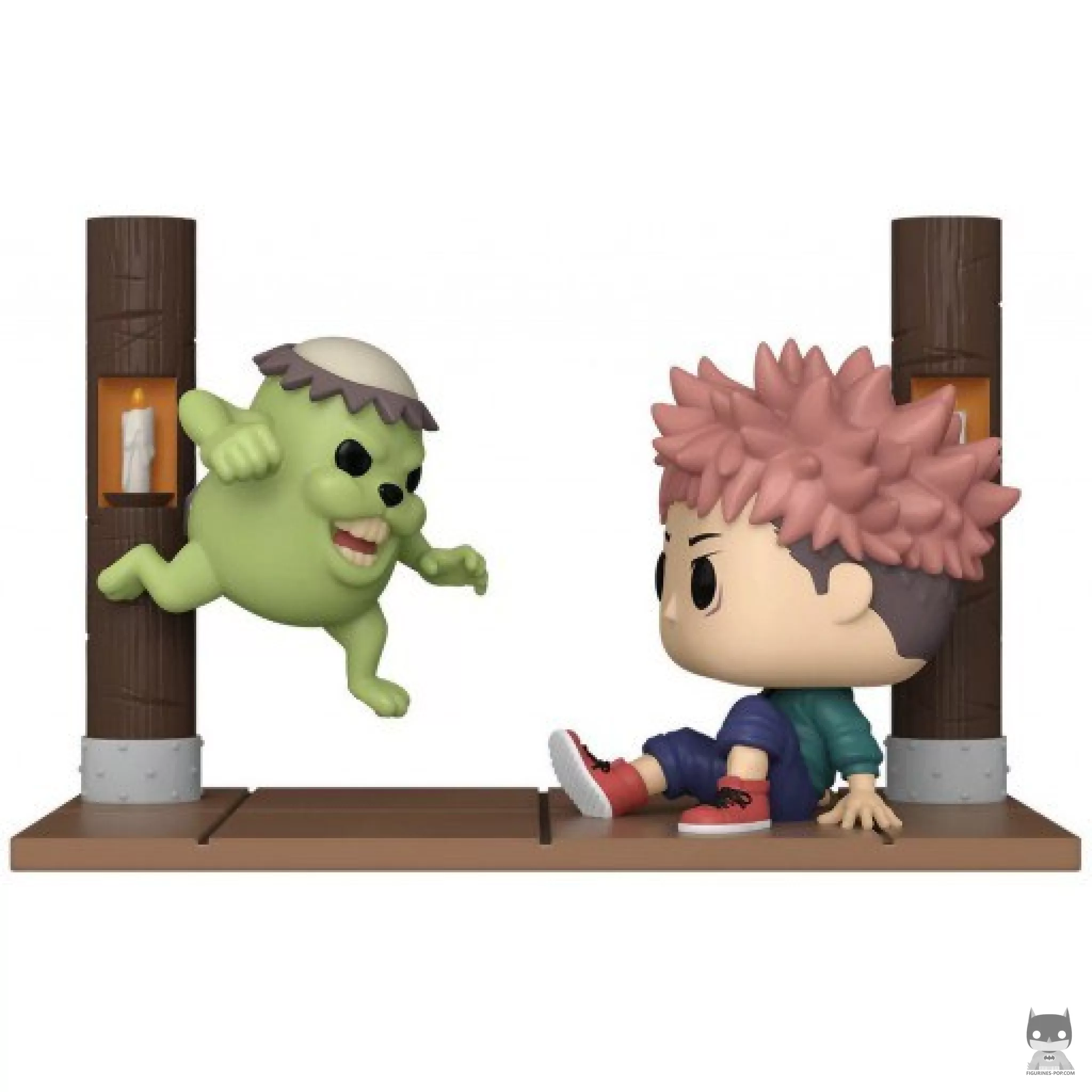 Figurine Funko POP Yuji Itadori avec Poupée Maudite (Jujutsu Kaisen)