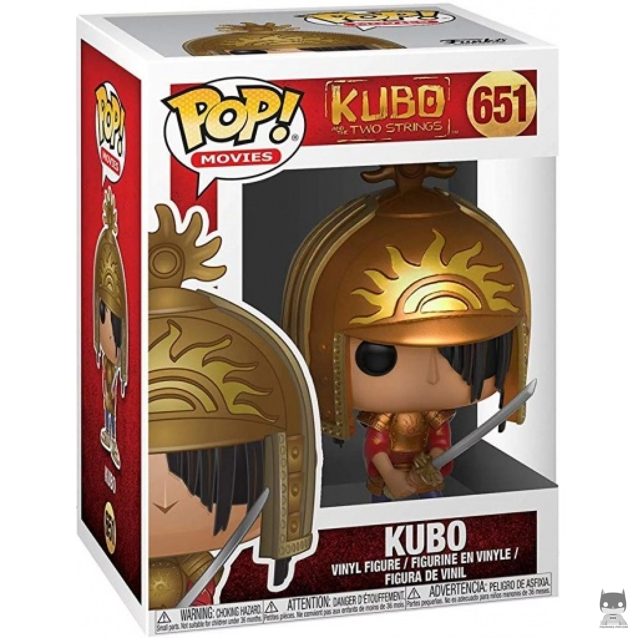 Figurine Funko POP Kubo en Armure avec boîte