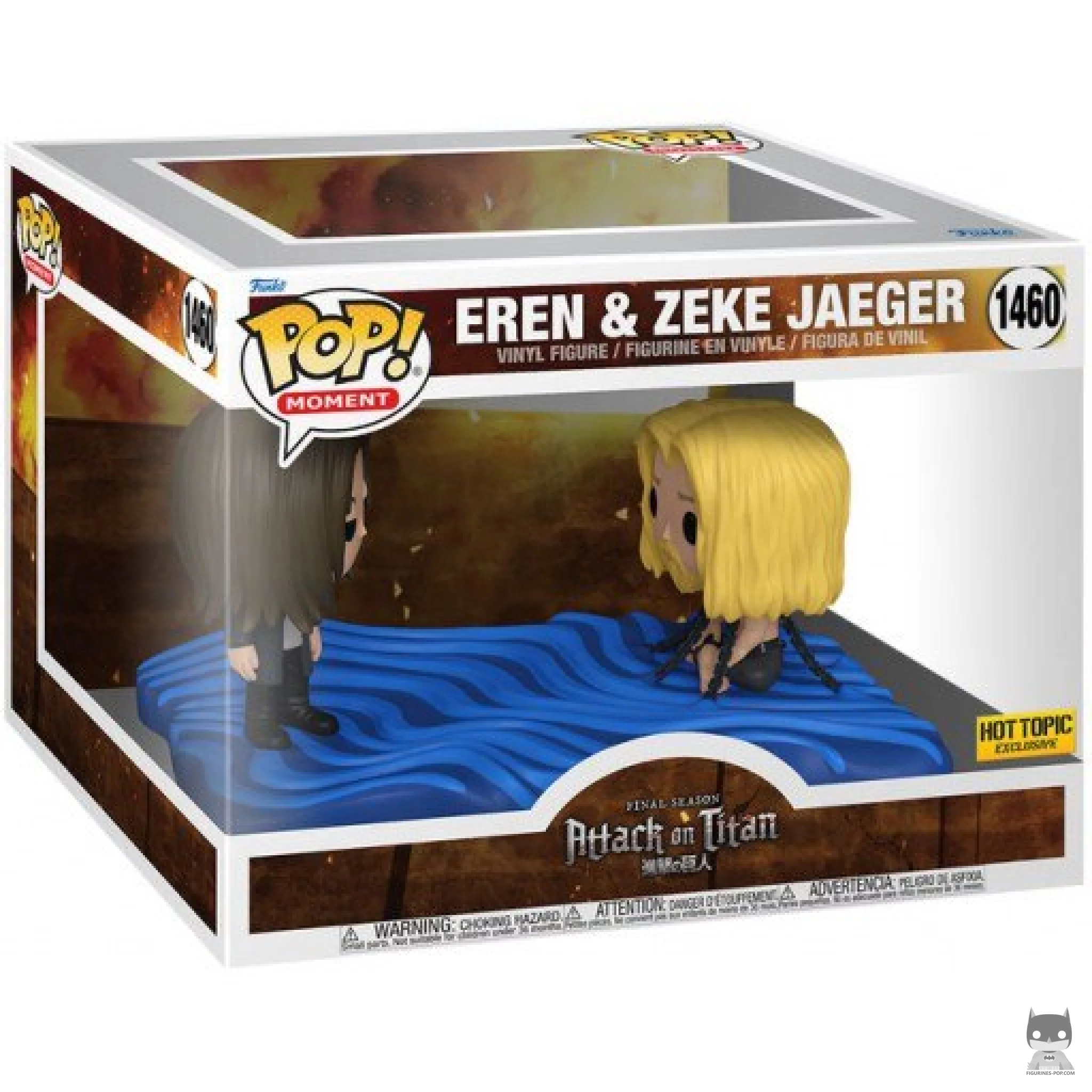 Figurine Funko POP Eren & Zeke Jaeger avec boîte