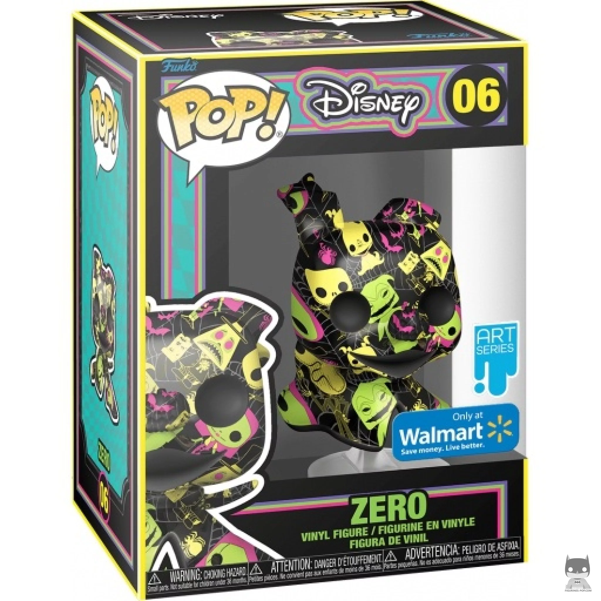 Figurine Funko POP Zero (Blacklight) avec boîte
