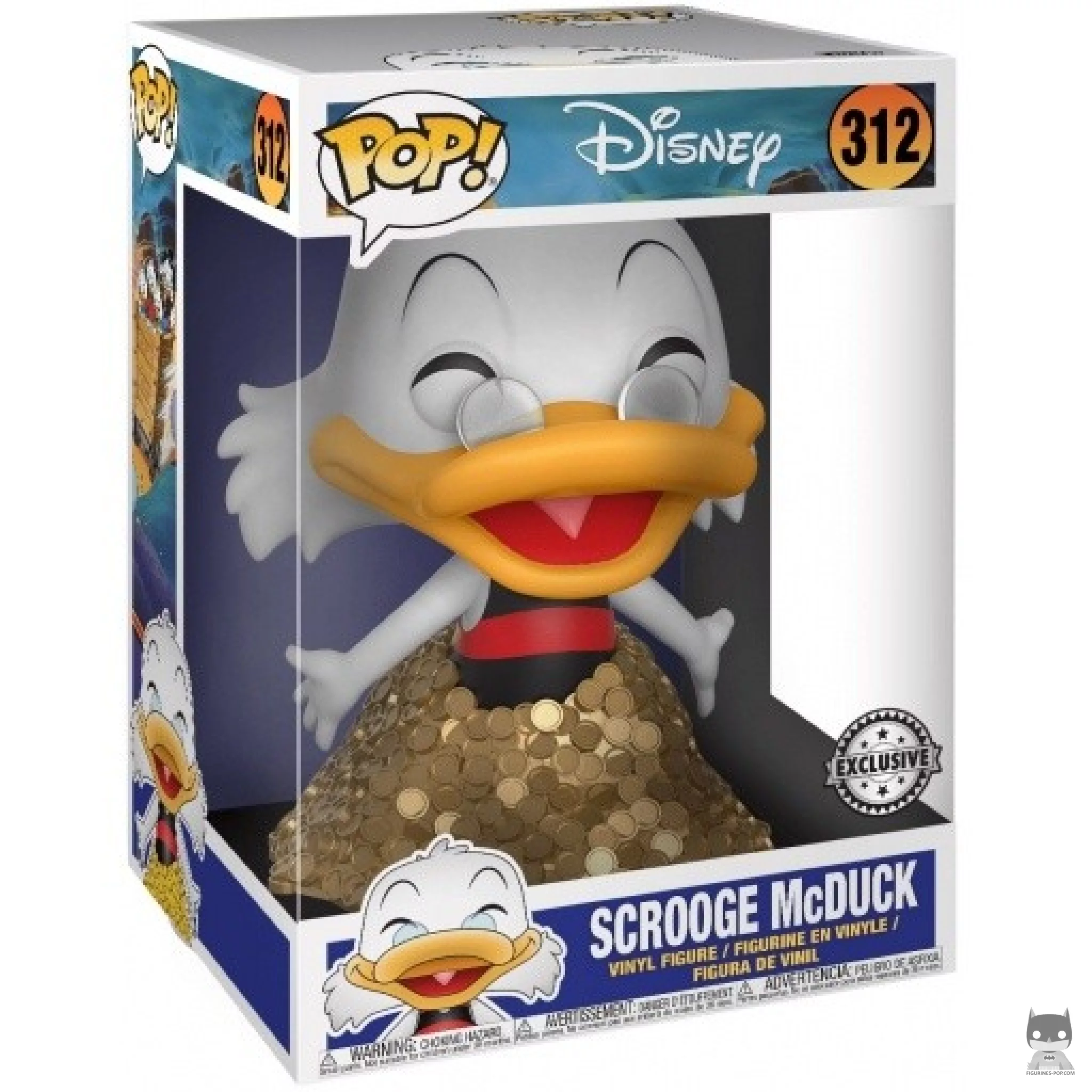 Figurine Funko POP Picsou avec or (Supersized) avec boîte