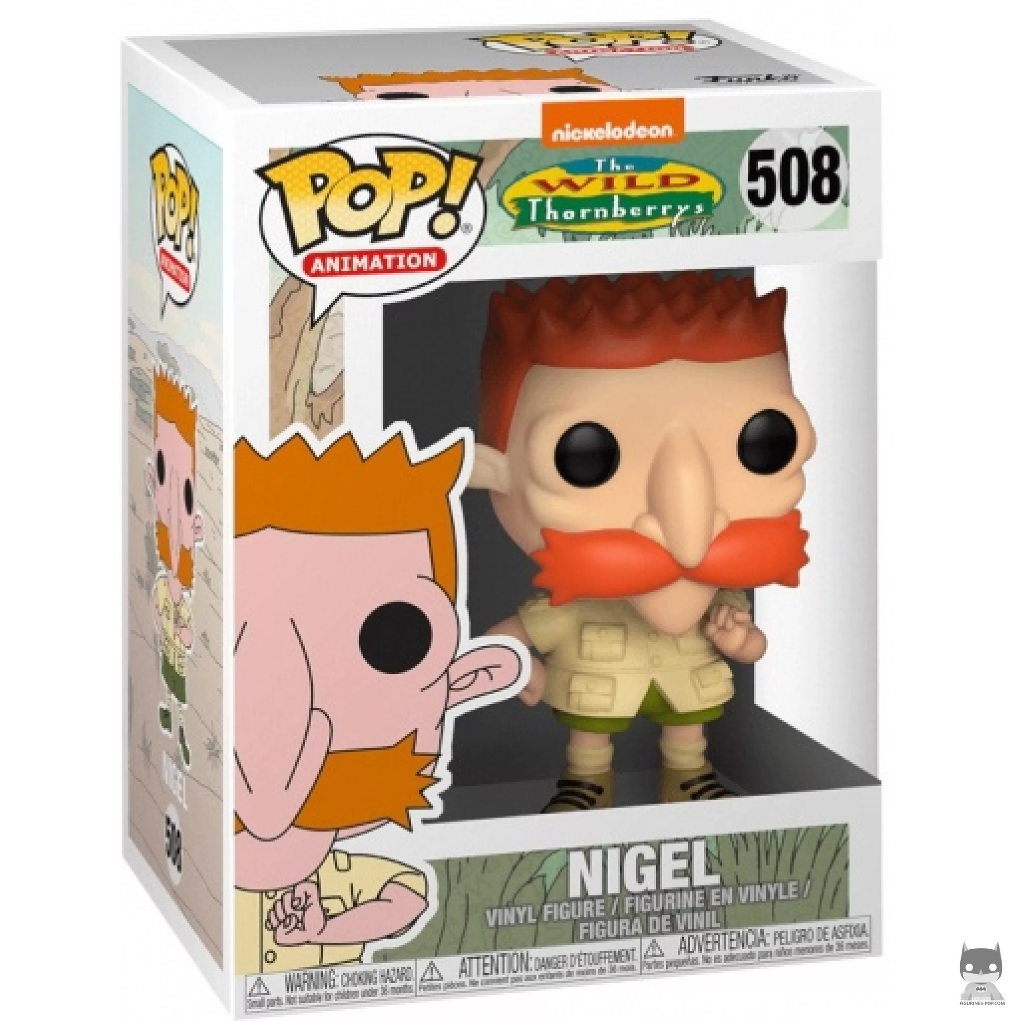 Figurine Funko POP Nigel Delajungle avec boîte