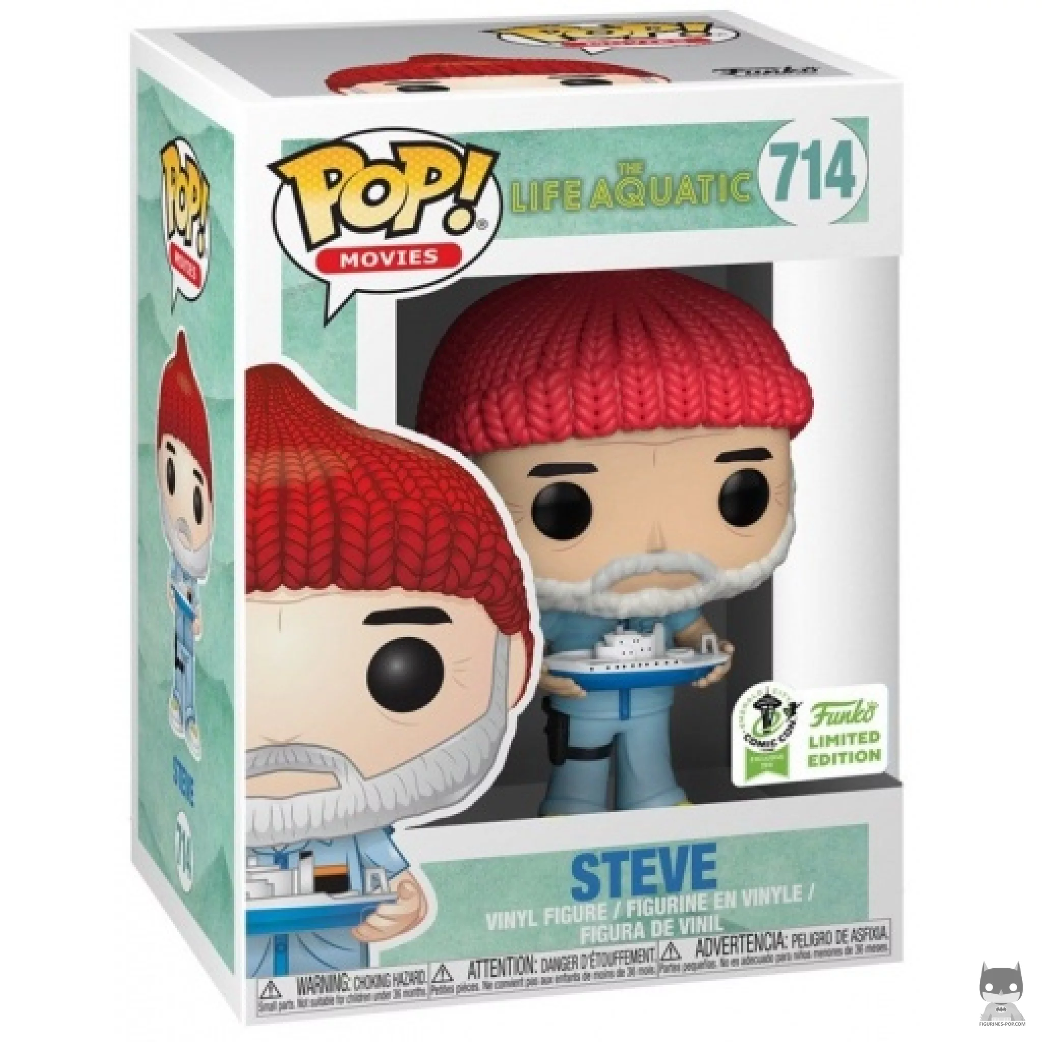 Figurine Funko POP Steve Zissou avec boîte