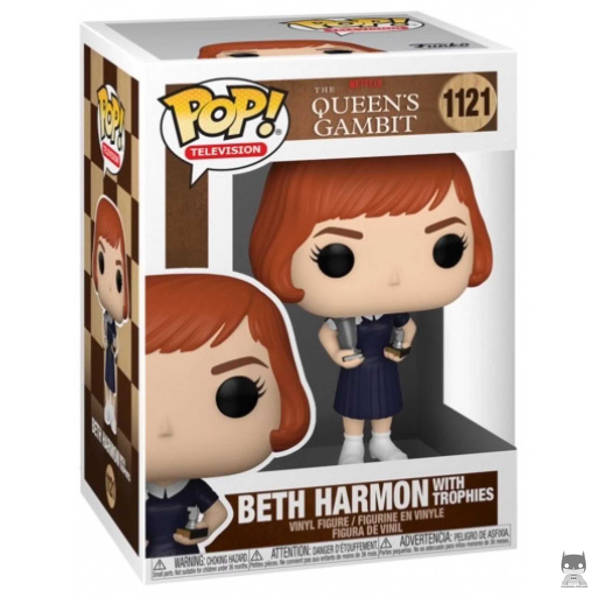 Figurine Funko POP Beth Harmon avec Trophées avec boîte