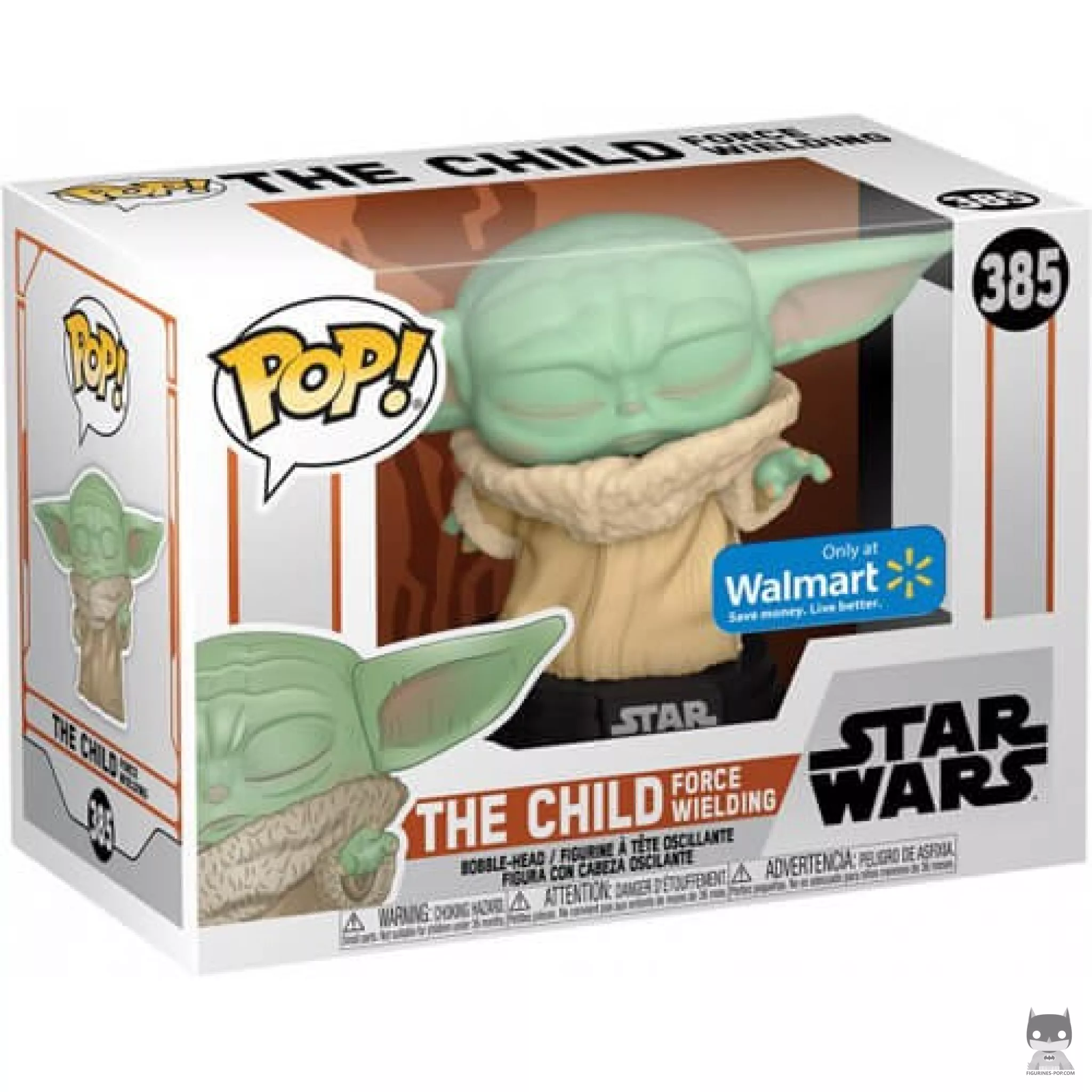 Figurine Funko POP L'Enfant utilisant la Force avec boîte