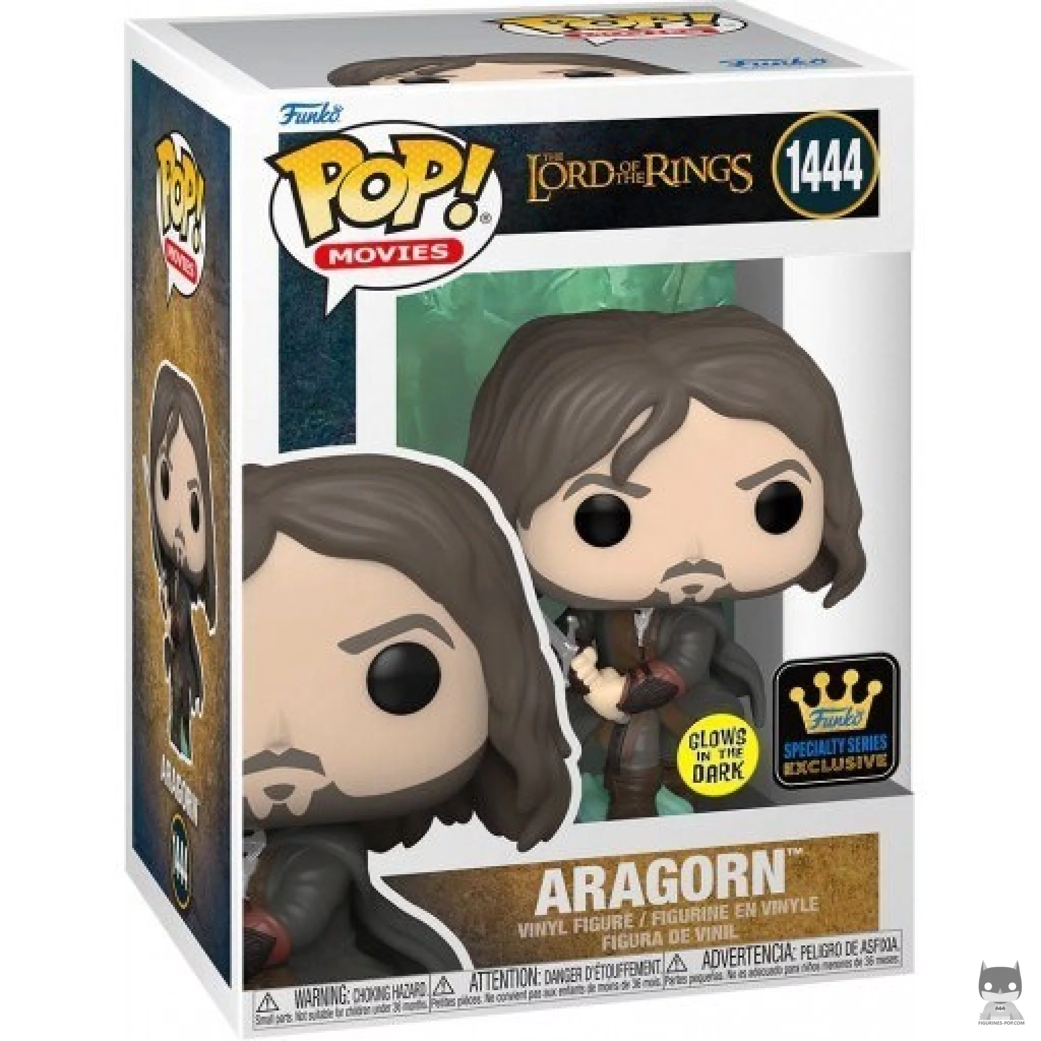 Figurine Funko POP Aragorn (Glow in the Dark) avec boîte