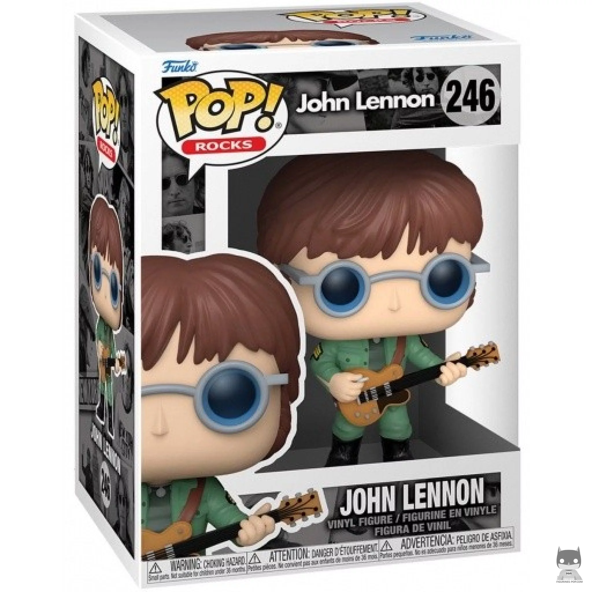 Figurine Funko POP John Lennon avec Veste Militaire avec boîte