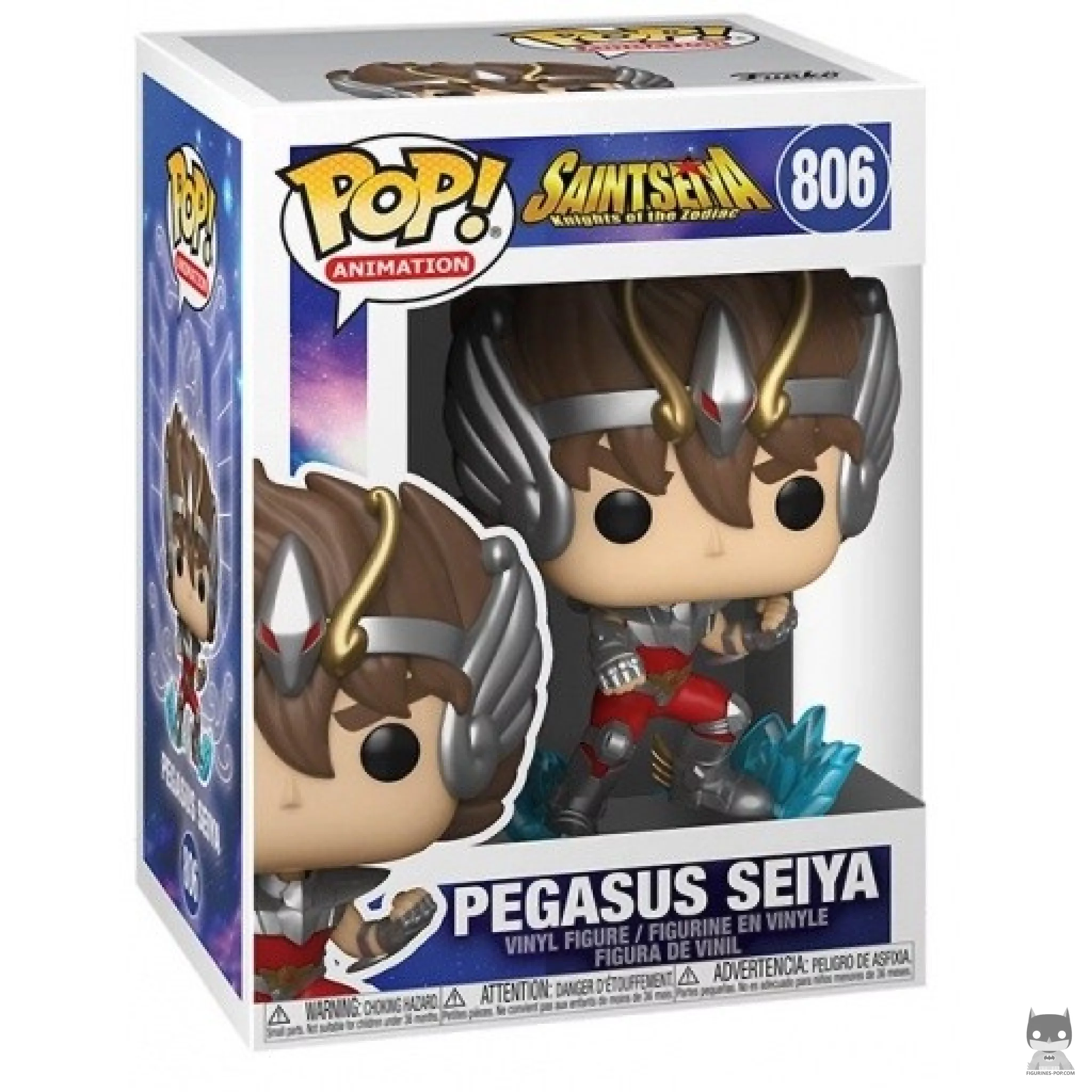 Figurine Funko POP Seiya de Pégase avec boîte