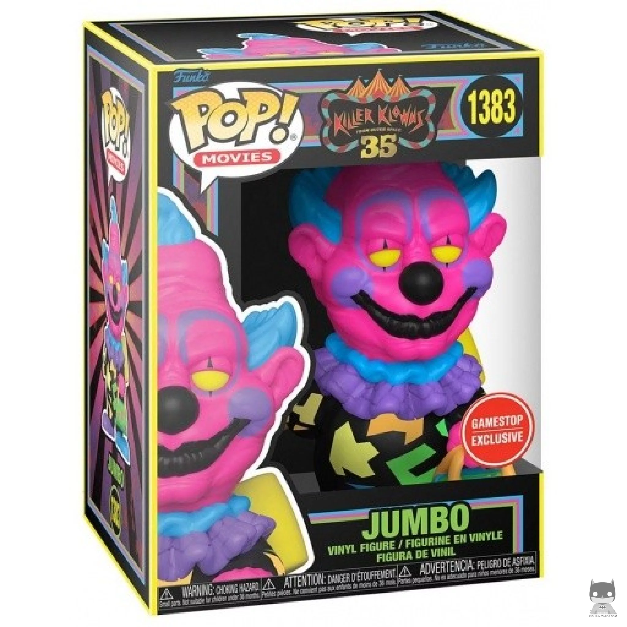 Figurine Funko POP Jumbo (Blacklight) avec boîte