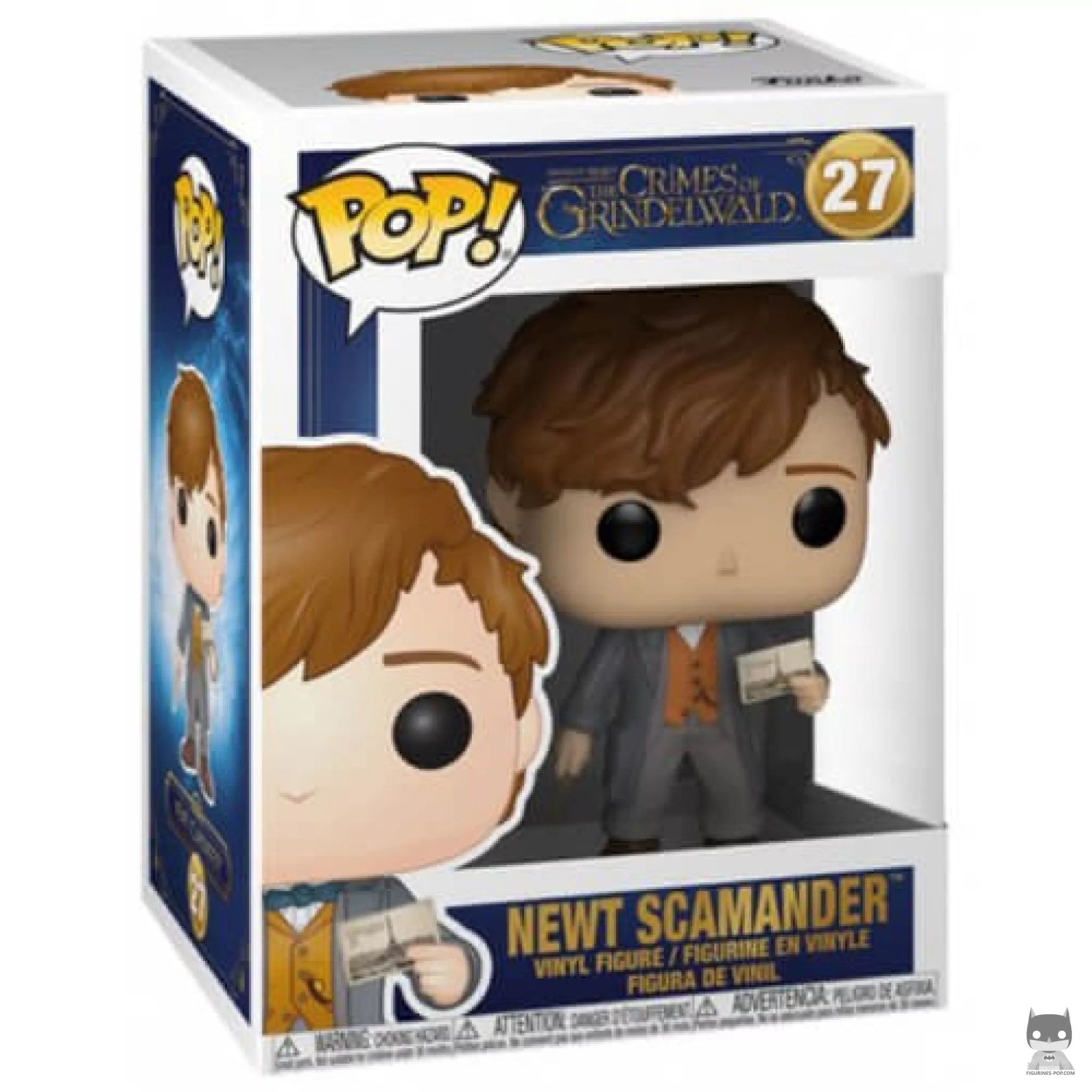 Figurine Funko POP Norbert Dragonneau avec la carte postale avec boîte