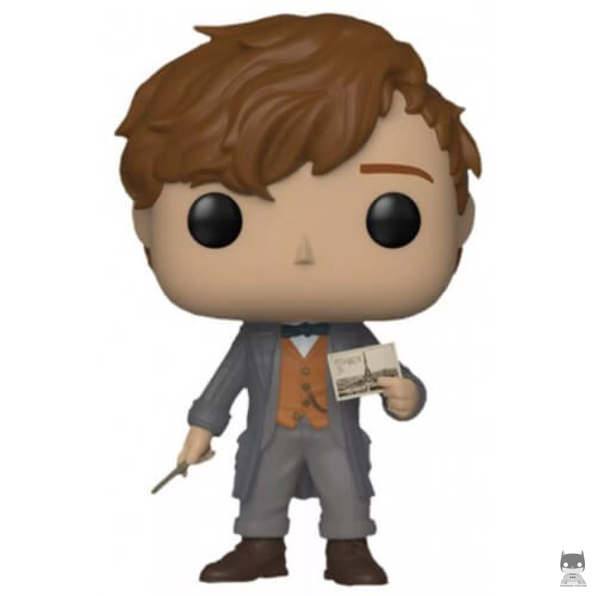 Figurine Funko POP Norbert Dragonneau avec la carte postale (Les Crimes de Grindelwald)