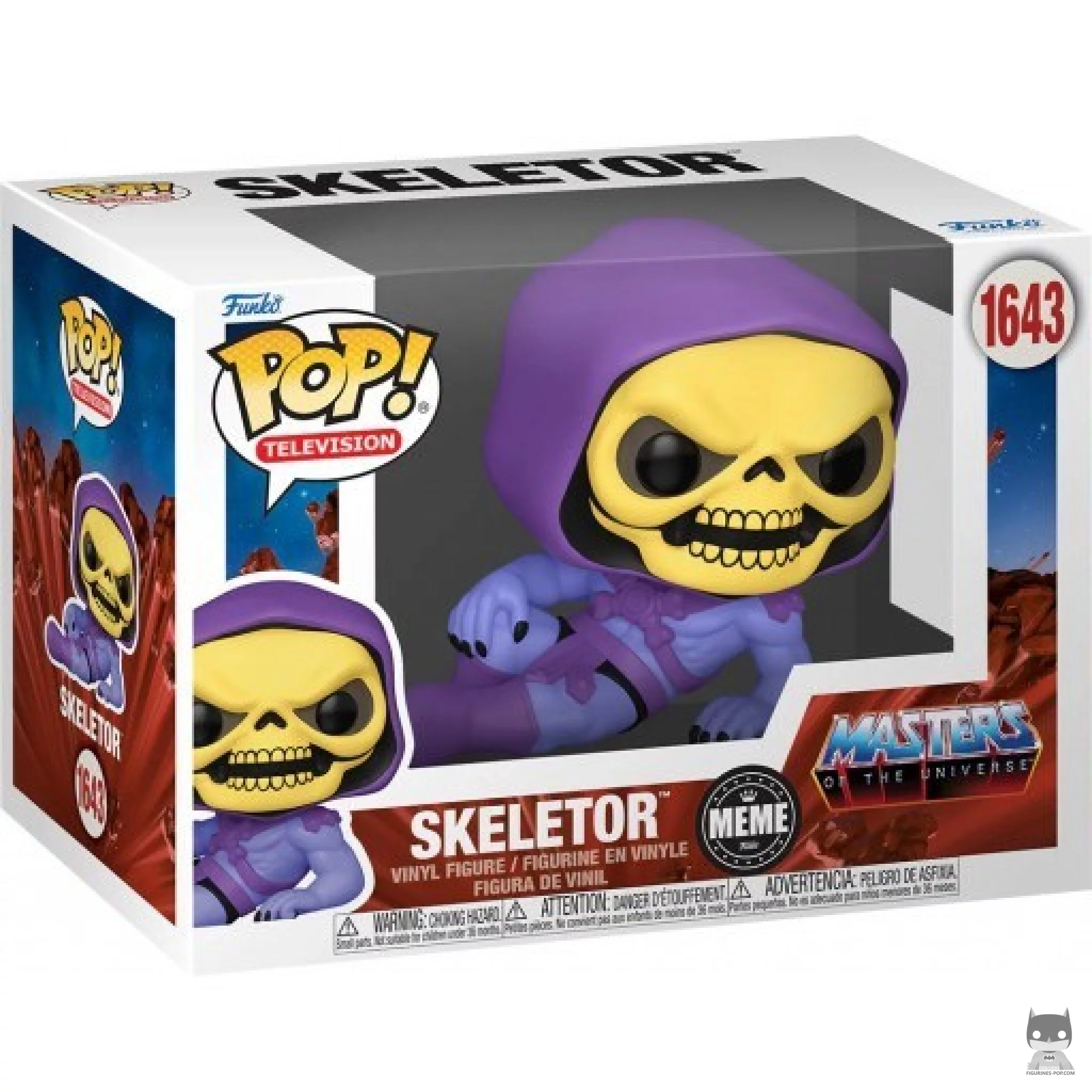Figurine Funko POP Skeletor (Meme) avec boîte