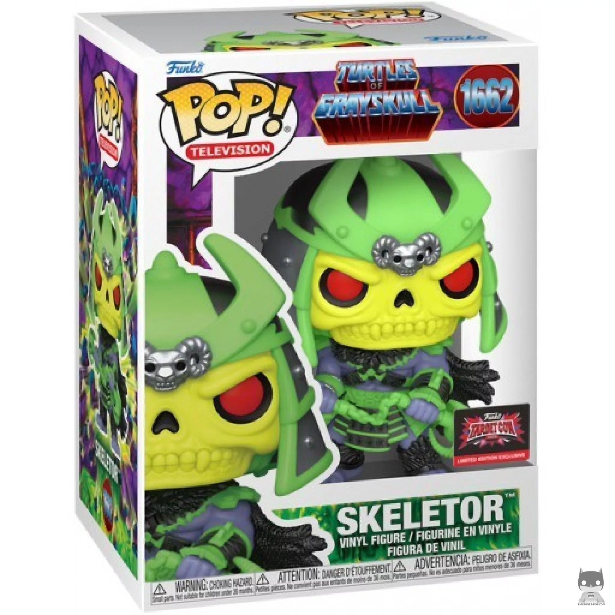 Figurine Funko POP Skeletor (Tortues Ninja) avec boîte