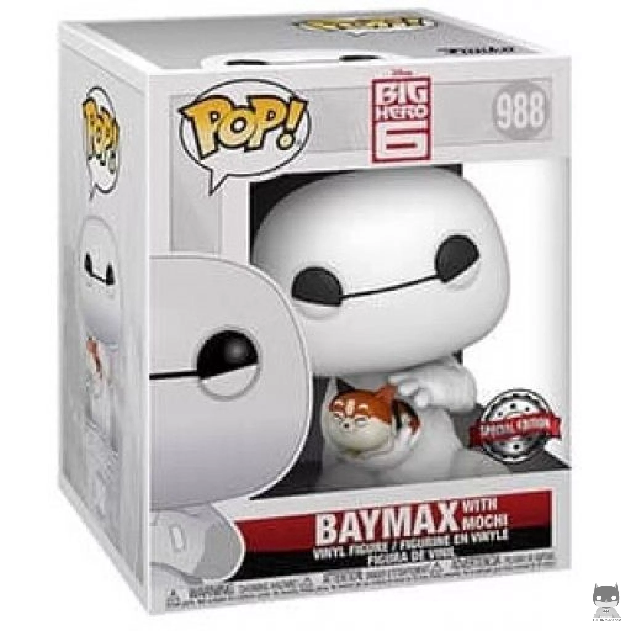 Figurine Funko POP Baymax avec Mochi avec boîte