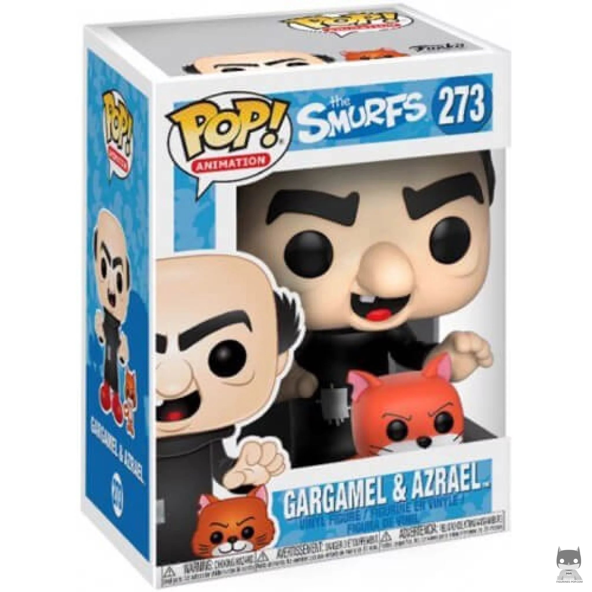 Figurine Funko POP Gargamel Avec Azrael avec boîte