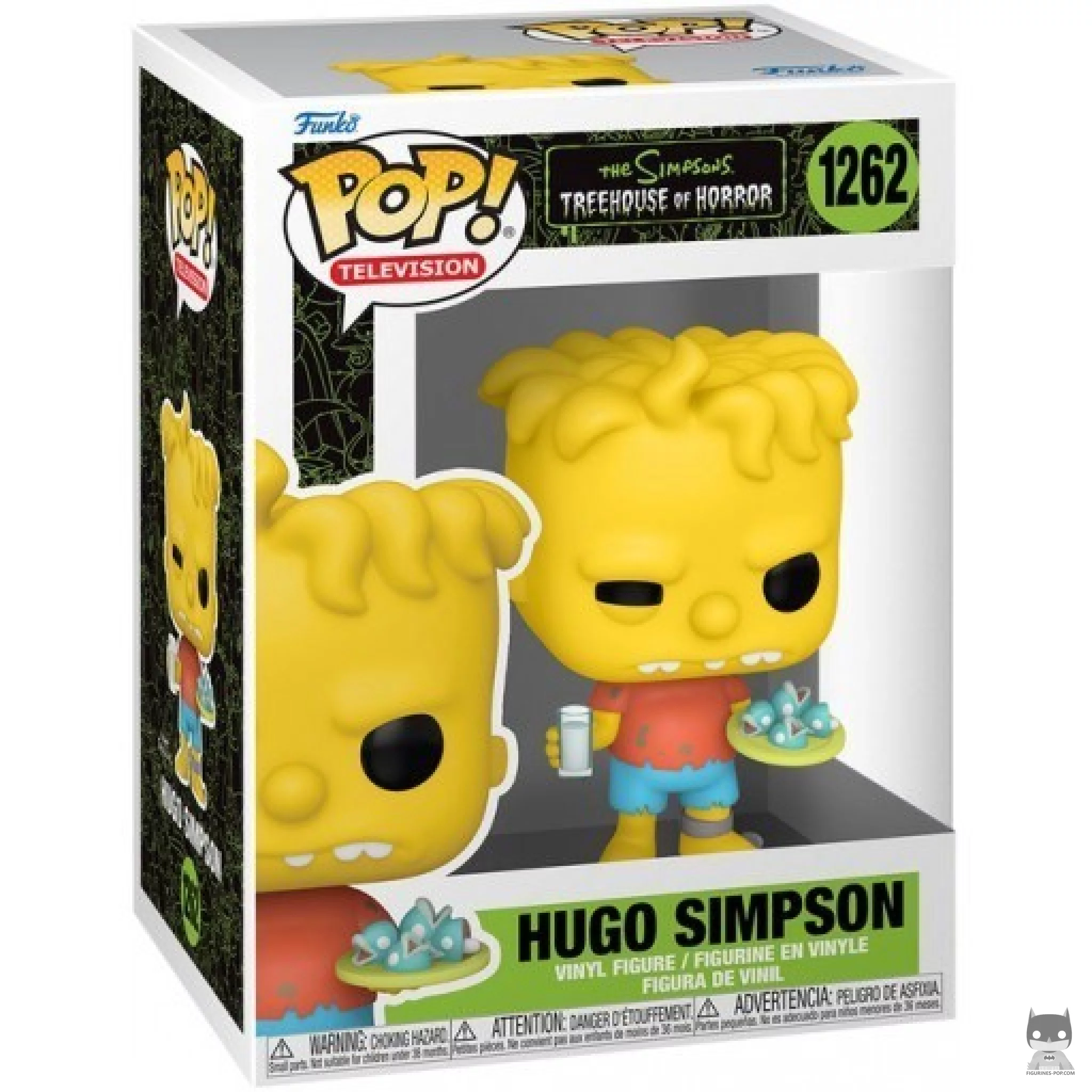 Figurine Funko POP Jumeau Bart Hugo Simpson avec boîte
