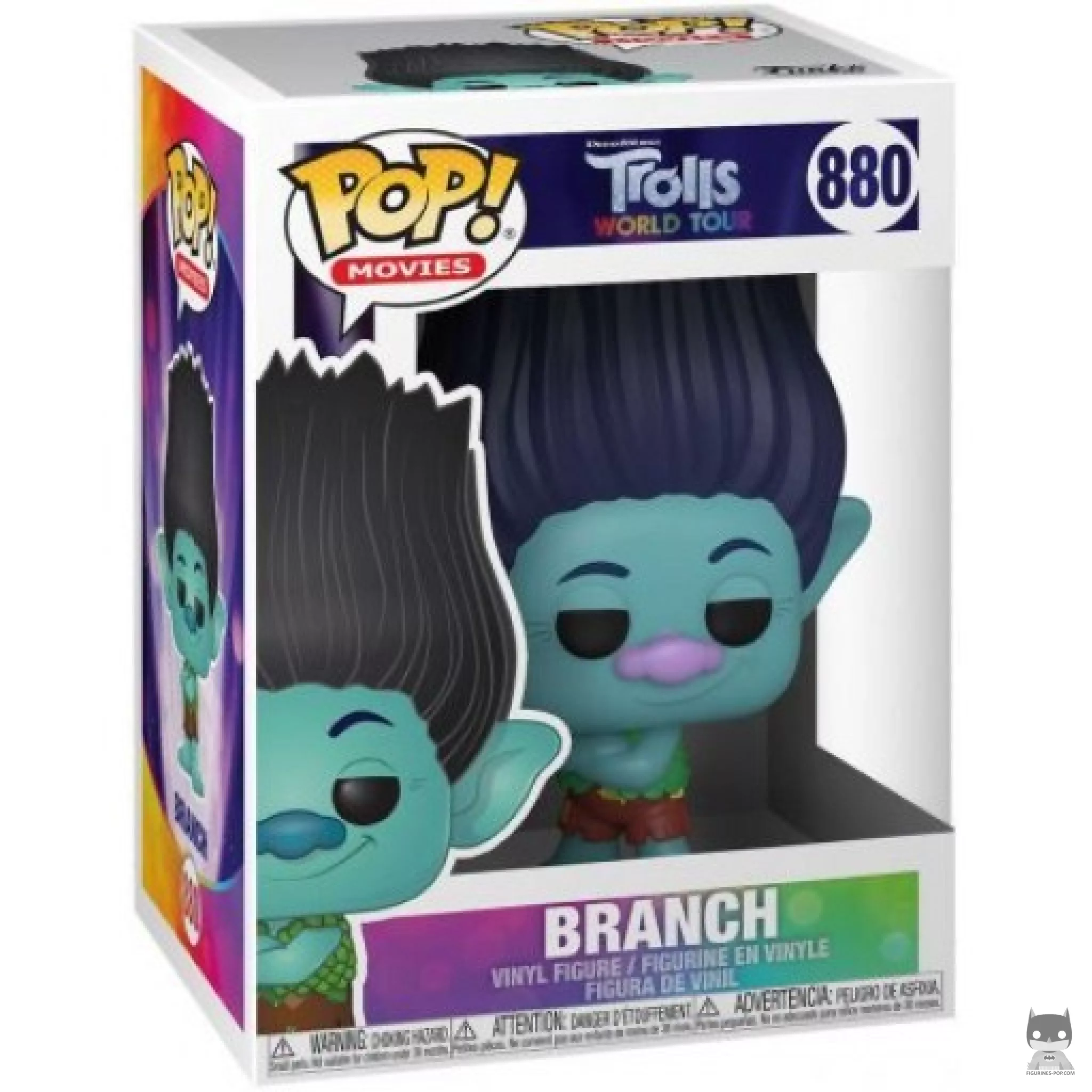 Figurine Funko POP Branch (Chase) avec boîte