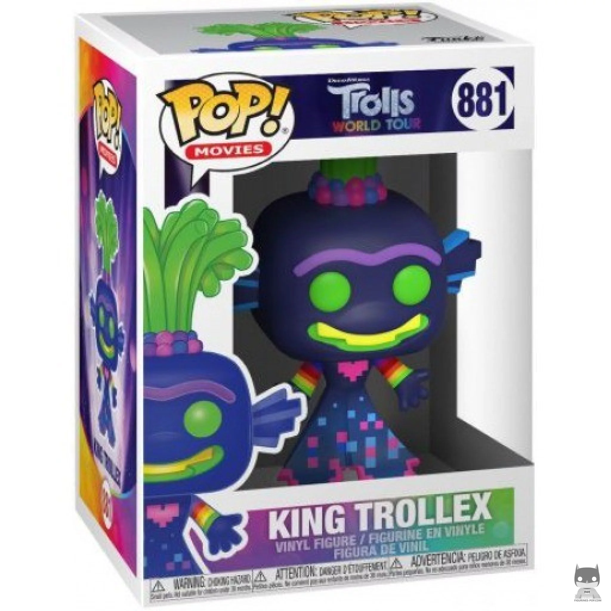 Figurine Funko POP Roi Trollex avec boîte