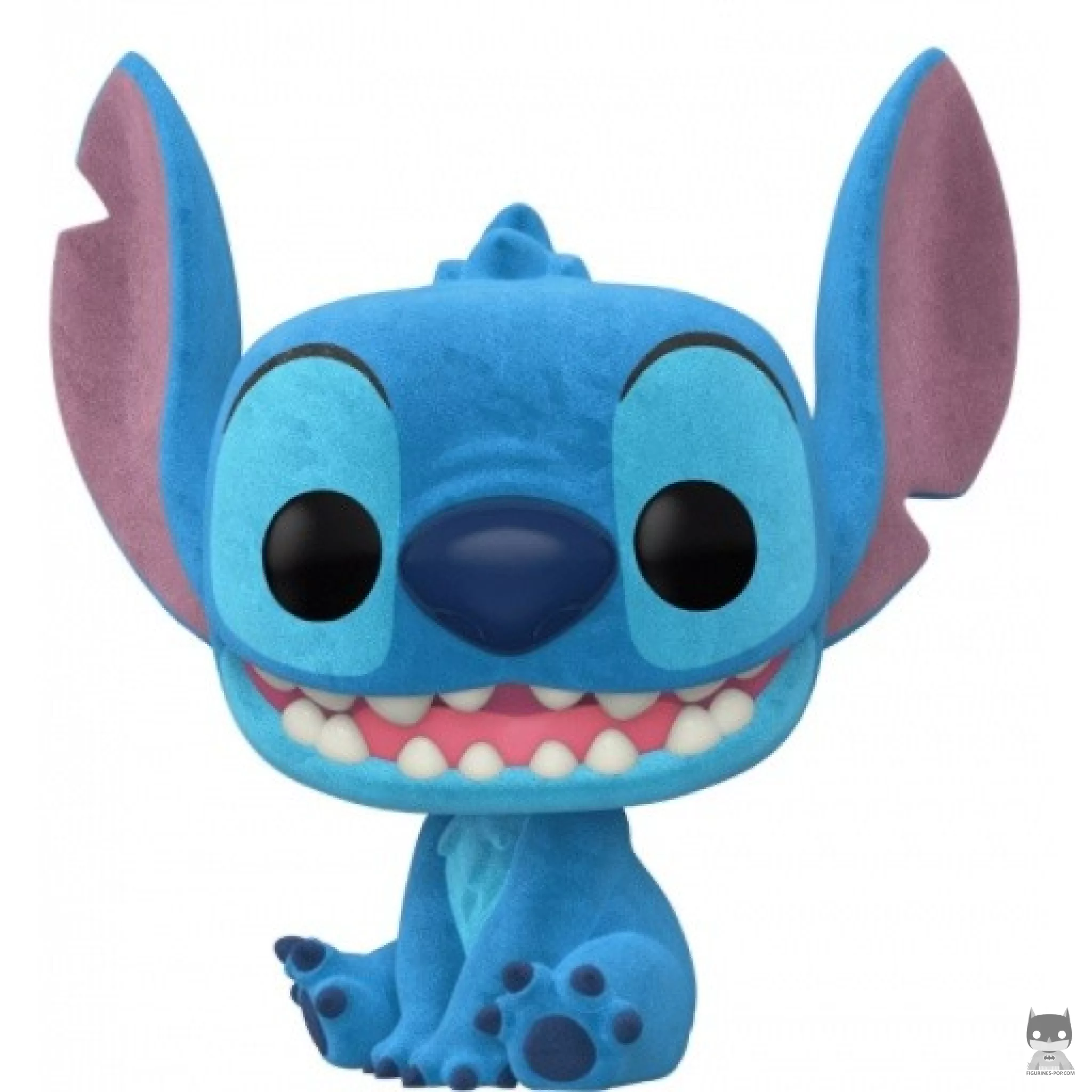 Figurine Funko POP Stitch souriant (Flocked) (Lilo and Stitch)