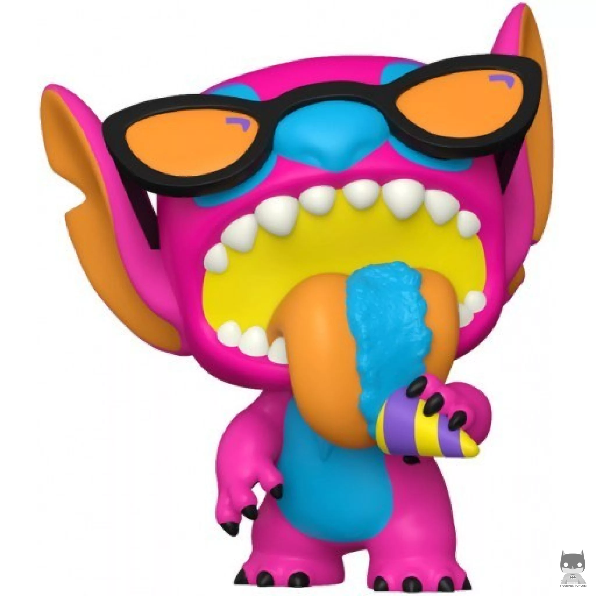 Figurine Funko POP Stitch Été (Black Light) (Lilo and Stitch)