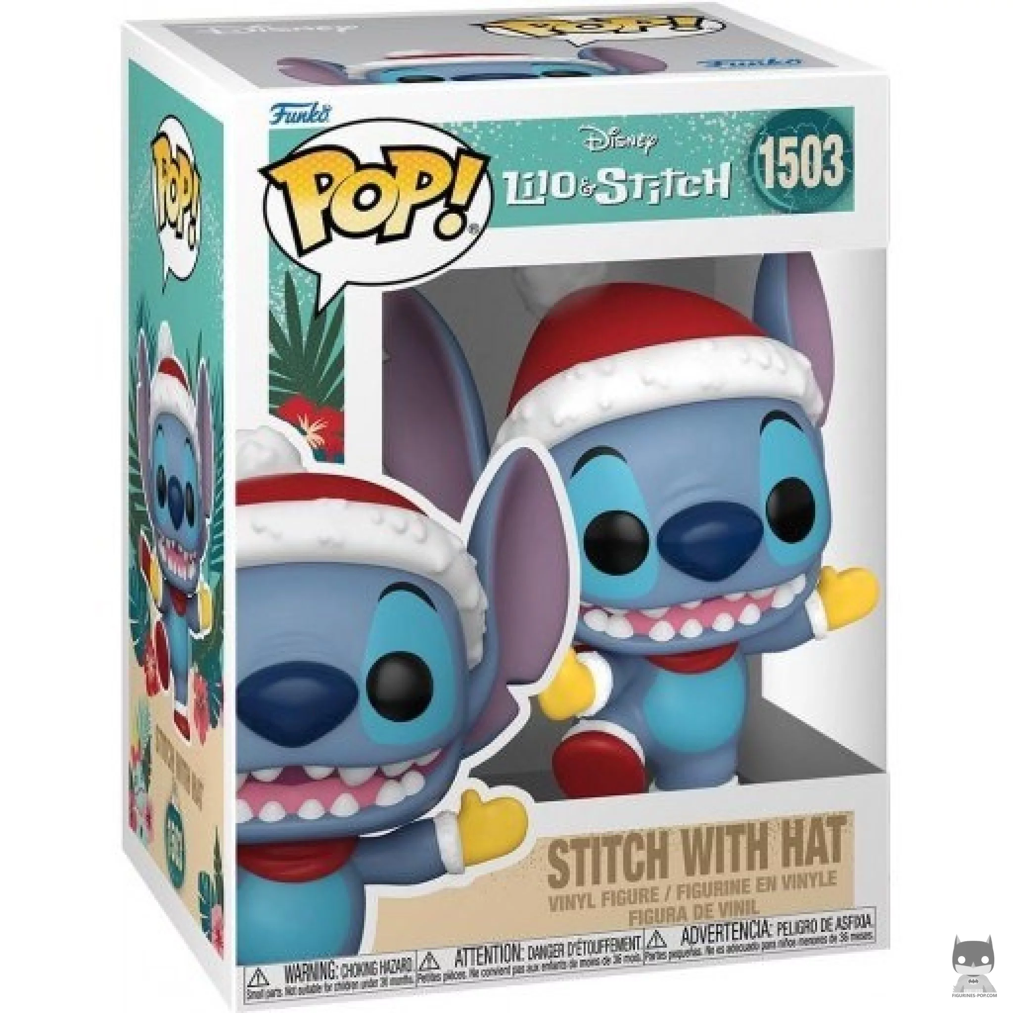 Figurine Funko POP Stitch avec Bonnet avec boîte