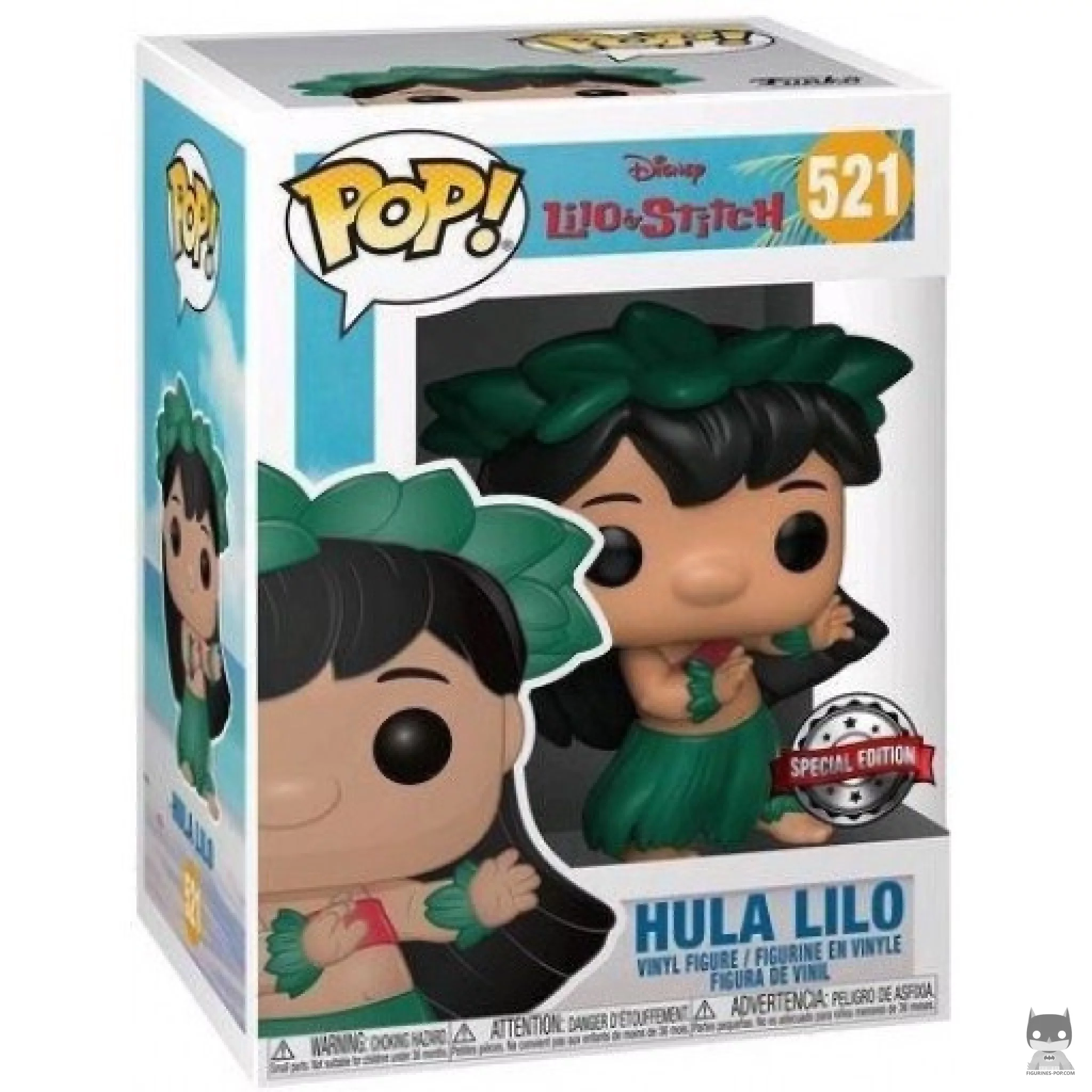 Figurine Funko POP Lilo en jupe Hula avec boîte