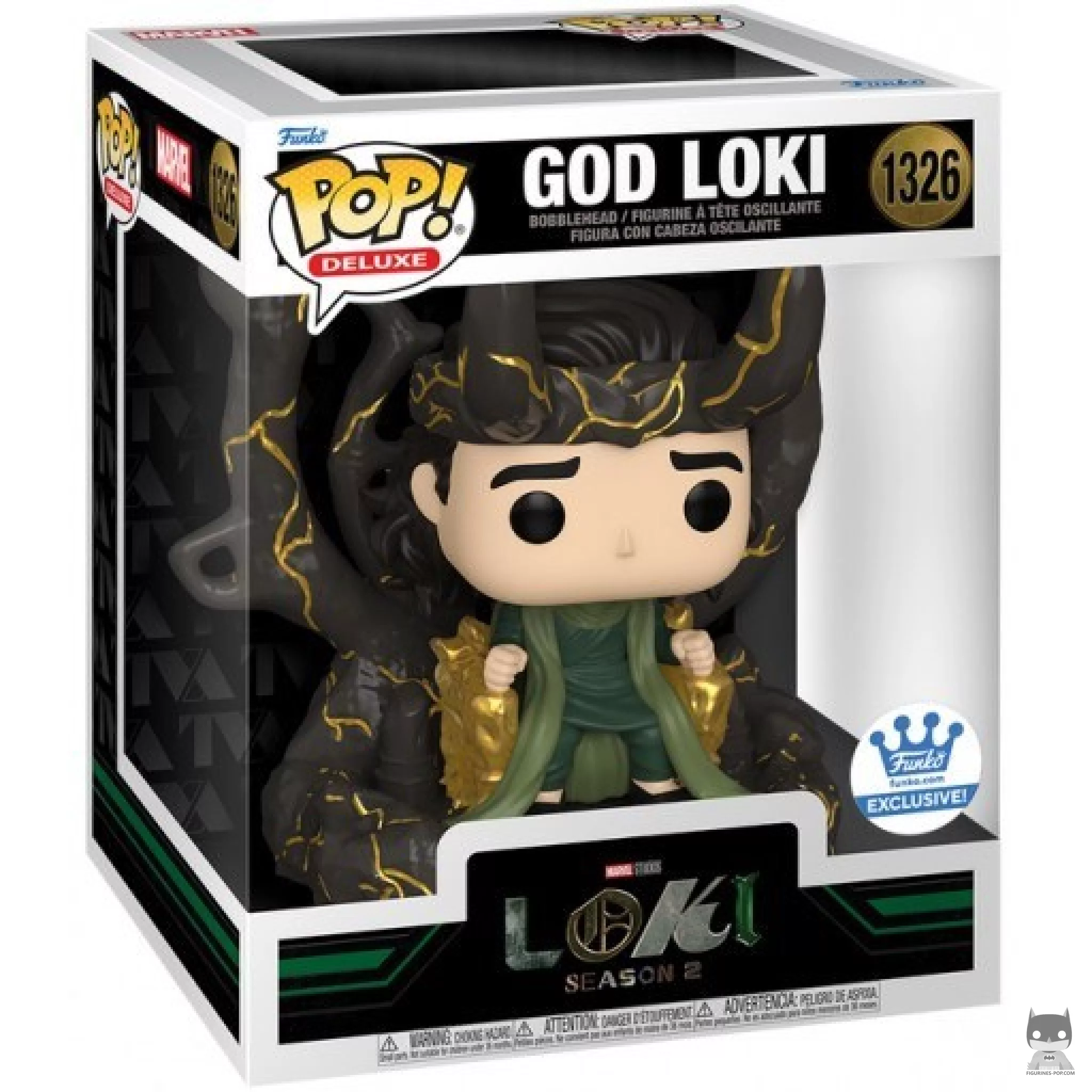 Figurine Funko POP Dieu Loki avec boîte