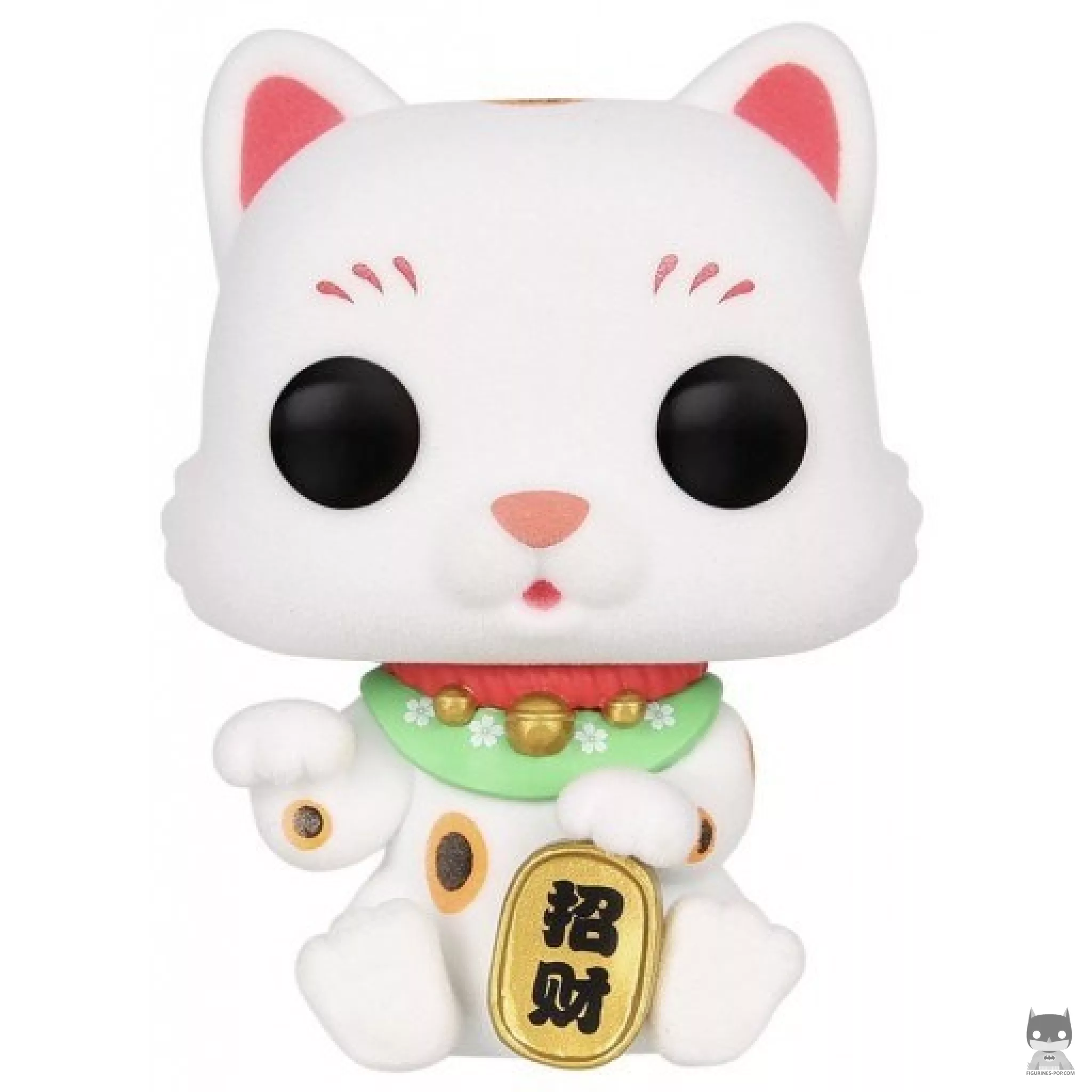 Figurine Funko POP Chat Chanceux (Flocked) (Lucky Cat)