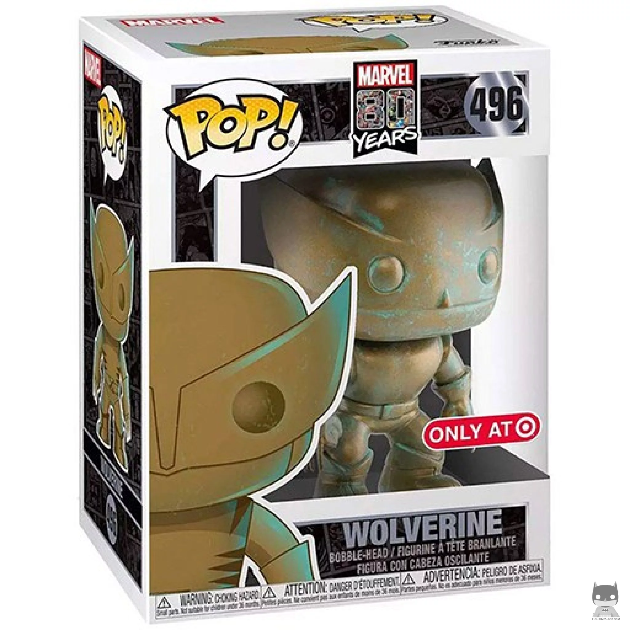 Figurine Funko POP Wolverine (Patine) avec boîte