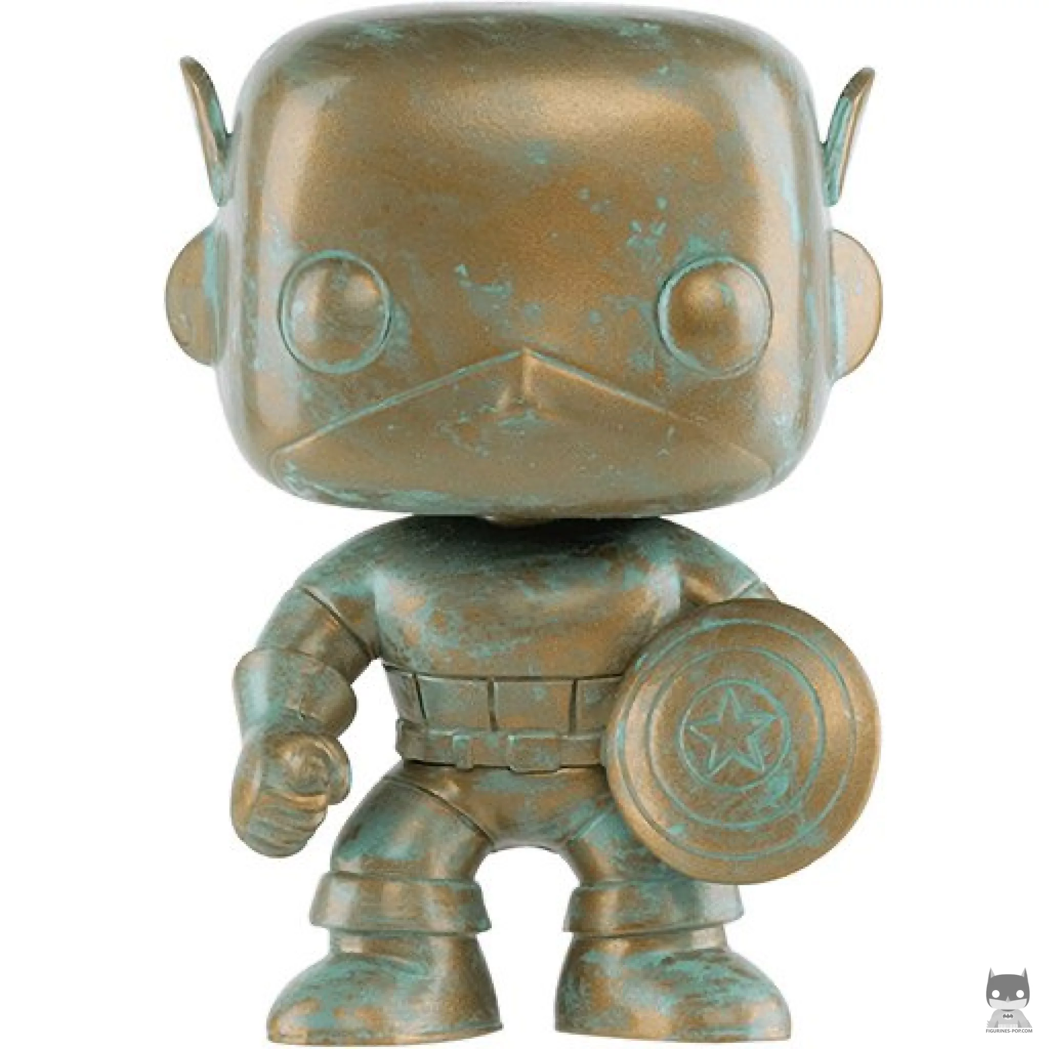 Figurine Funko POP Captain America (Patine) (Marvel 80 Ans)