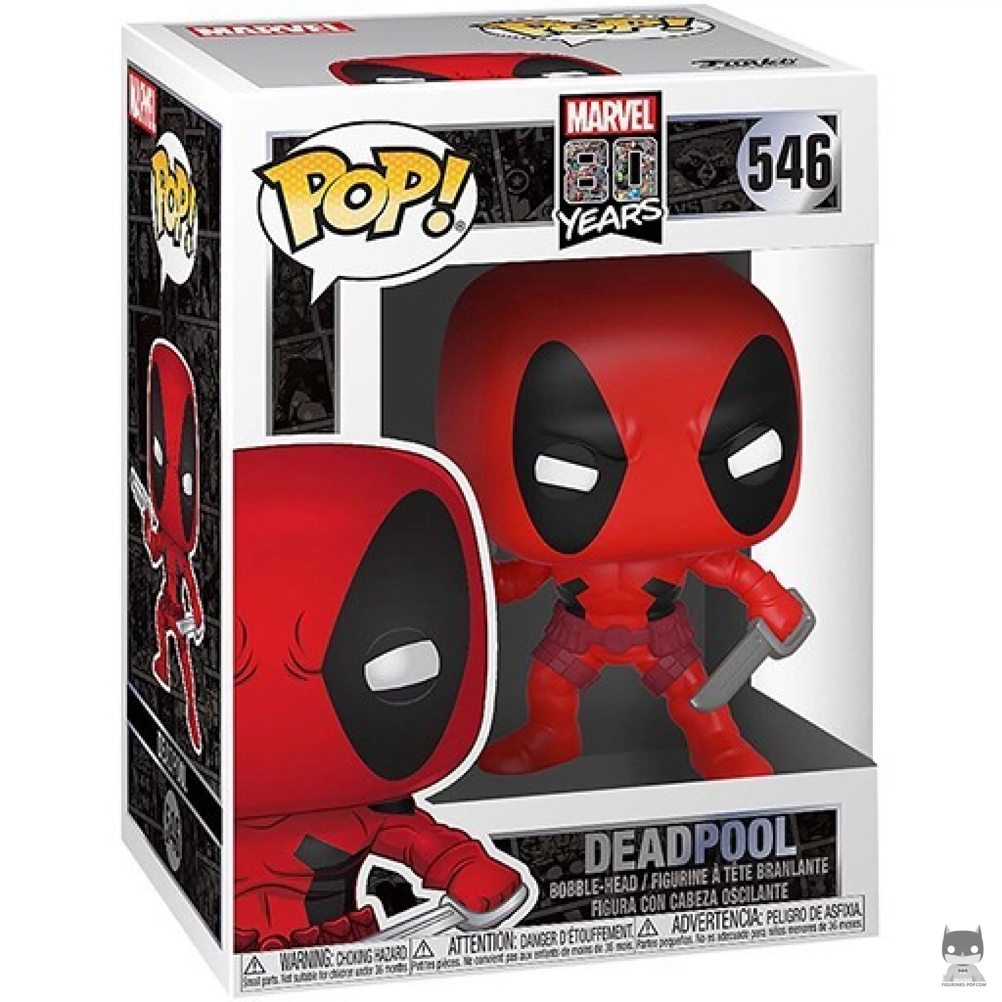Figurine Funko POP Deadpool avec boîte