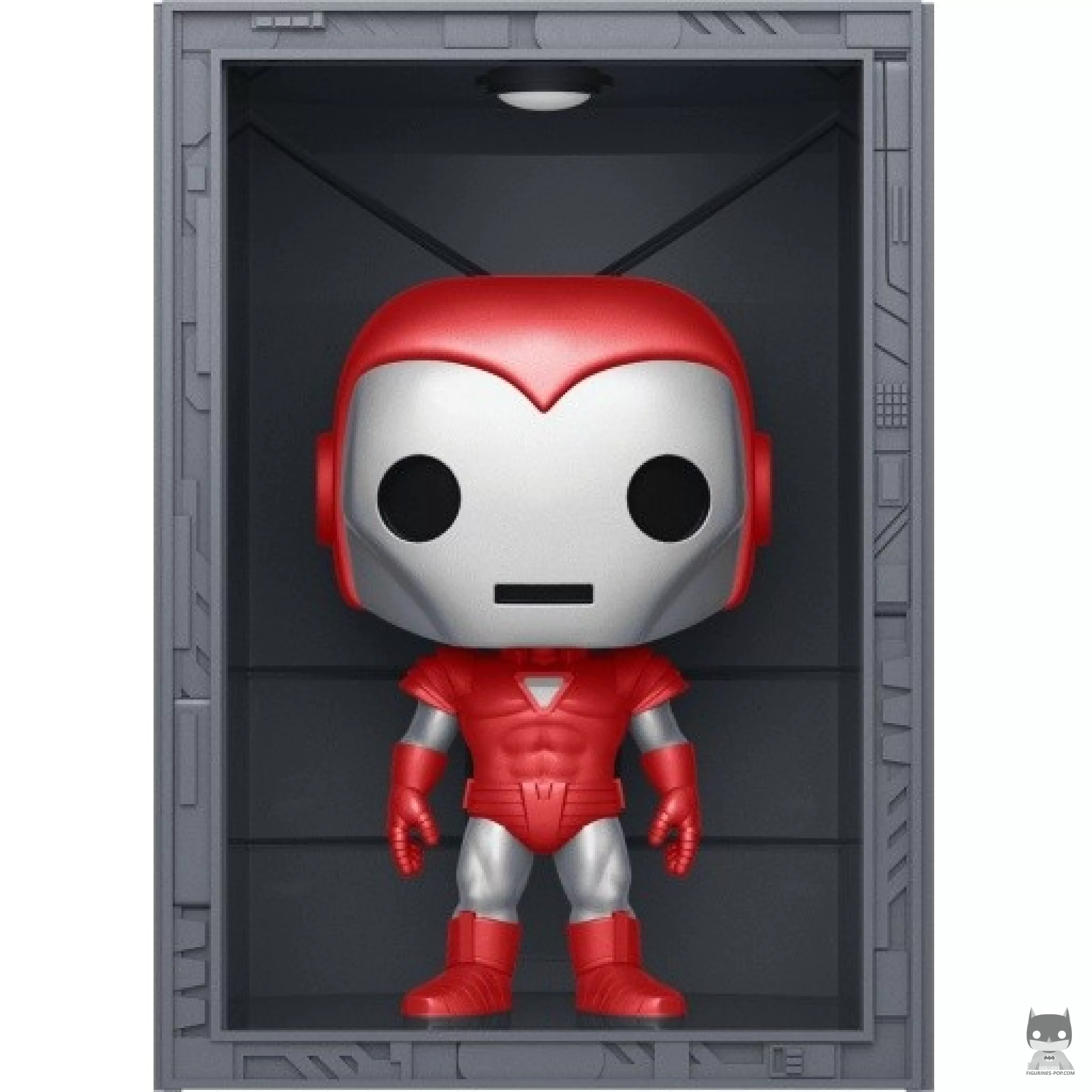 Figurine Funko POP Hall of Armor : Iron Man Model 8 Silver Centurion (Metallic) (Marvel Comics)