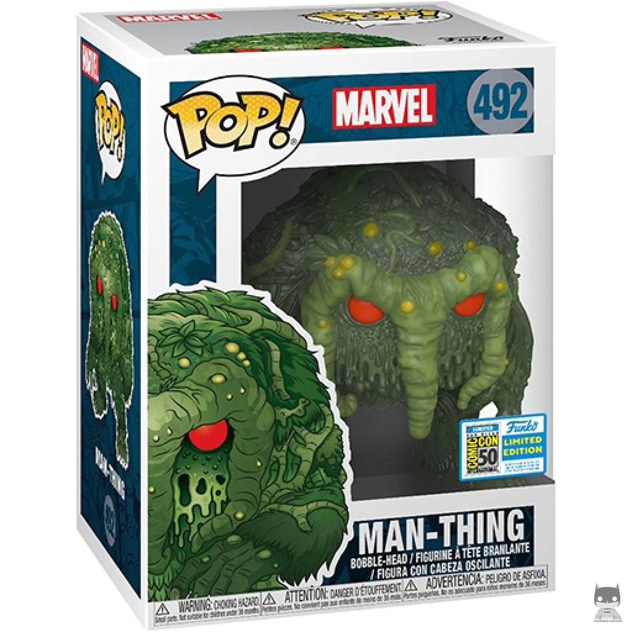 Figurine Funko POP L'Homme-Chose avec boîte