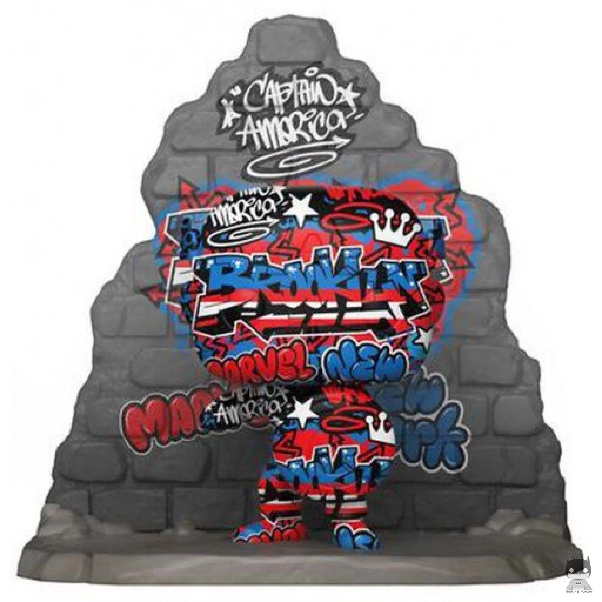Figurine Funko POP Captain America Street Art (Marvel Comics)
