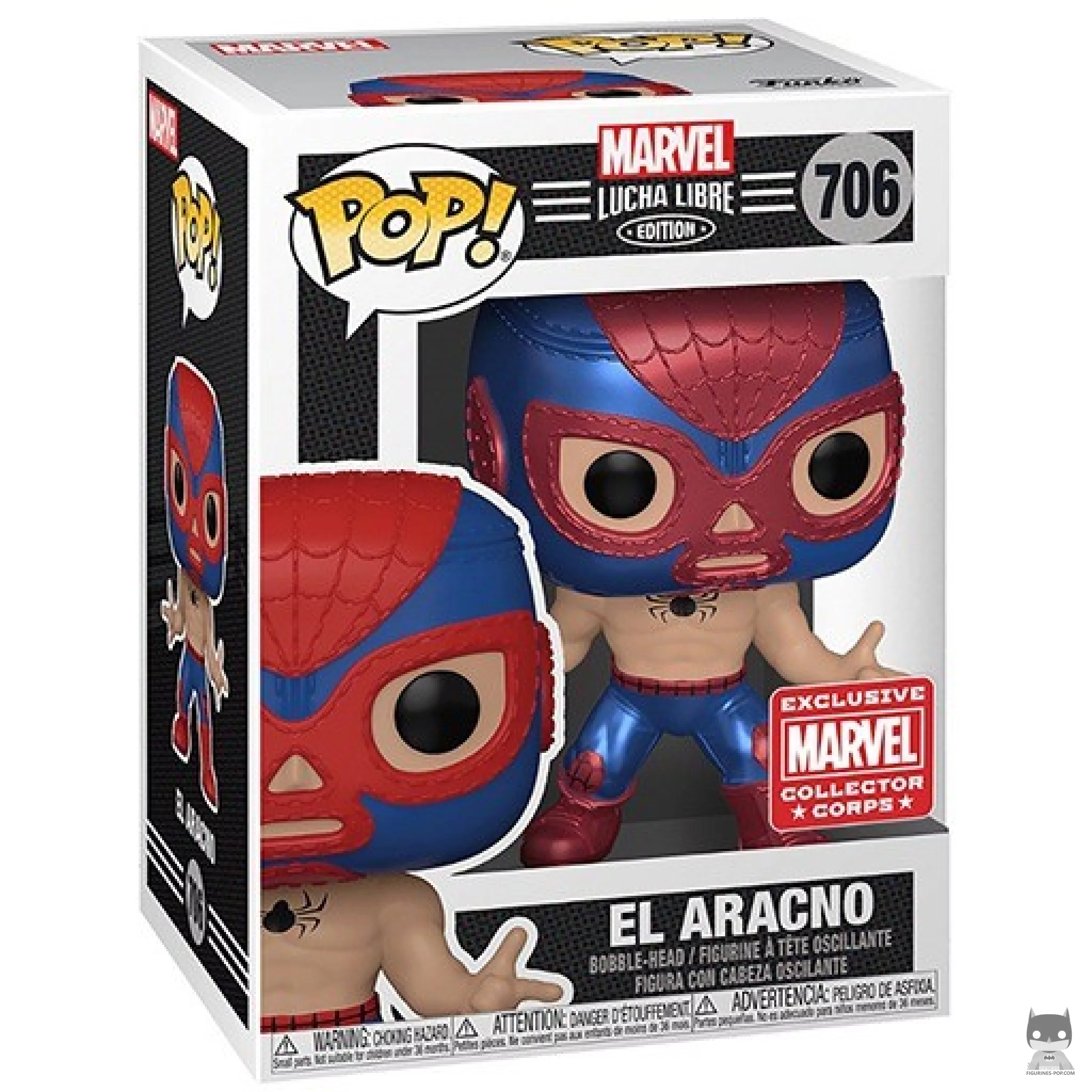 Figurine Funko POP El Aracno (Metallic) avec boîte