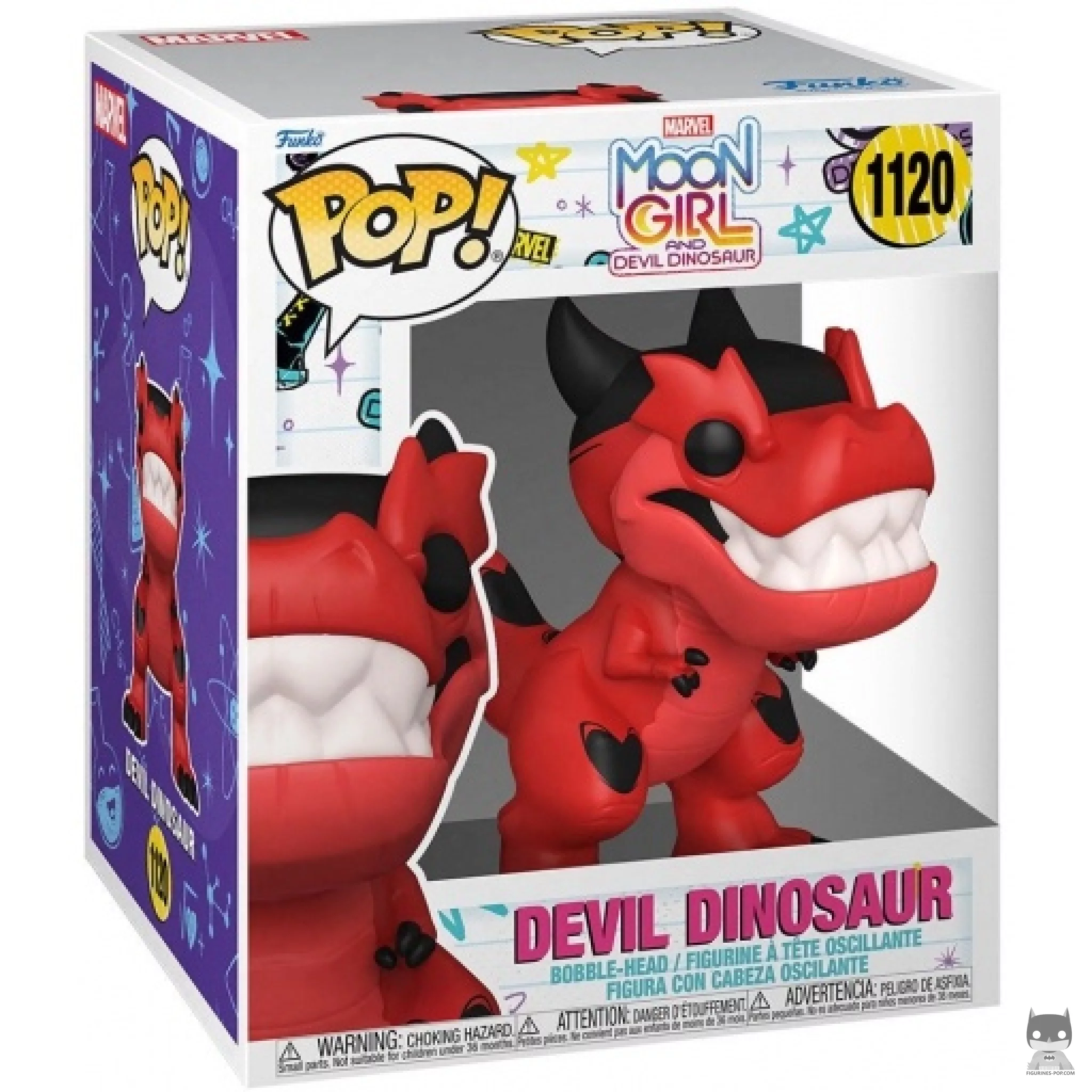 Figurine Funko POP Devil Dinosaur (Supersized) avec boîte