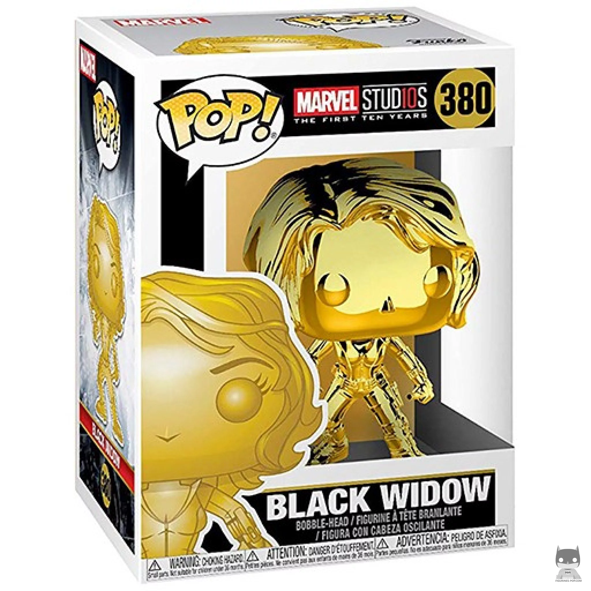 Figurine Funko POP Black Widow (Or) avec boîte