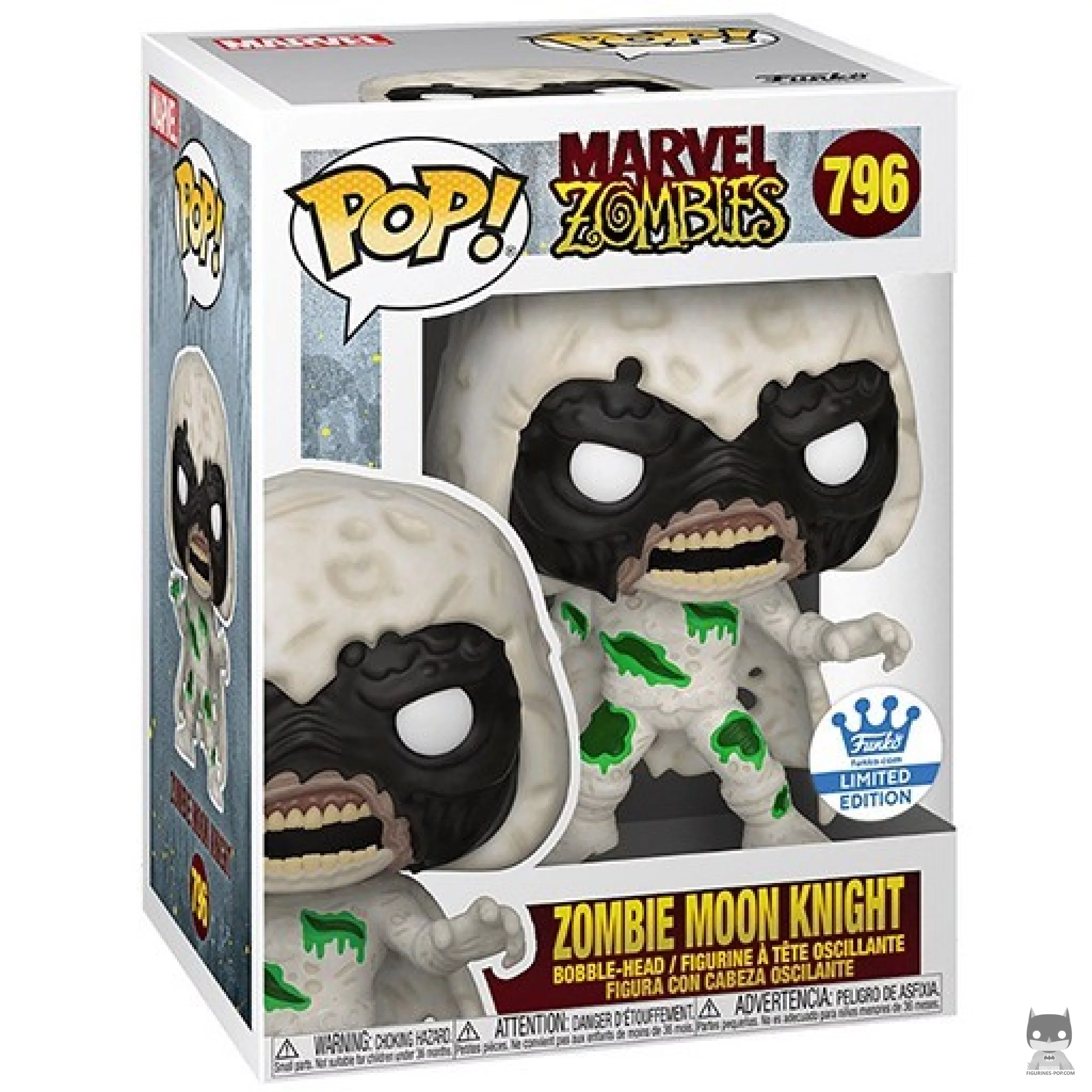 Figurine Funko POP Moon Knight Zombie avec boîte