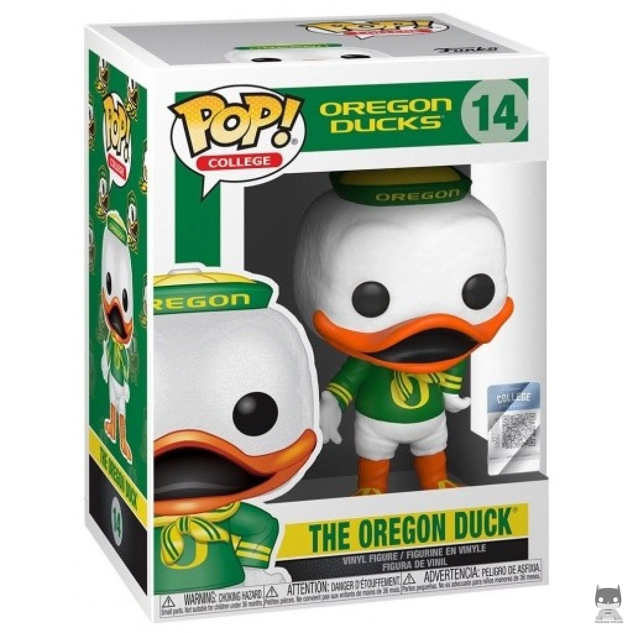 Figurine Funko POP The Oregon Duck (University of Oregon Athletics) avec boîte