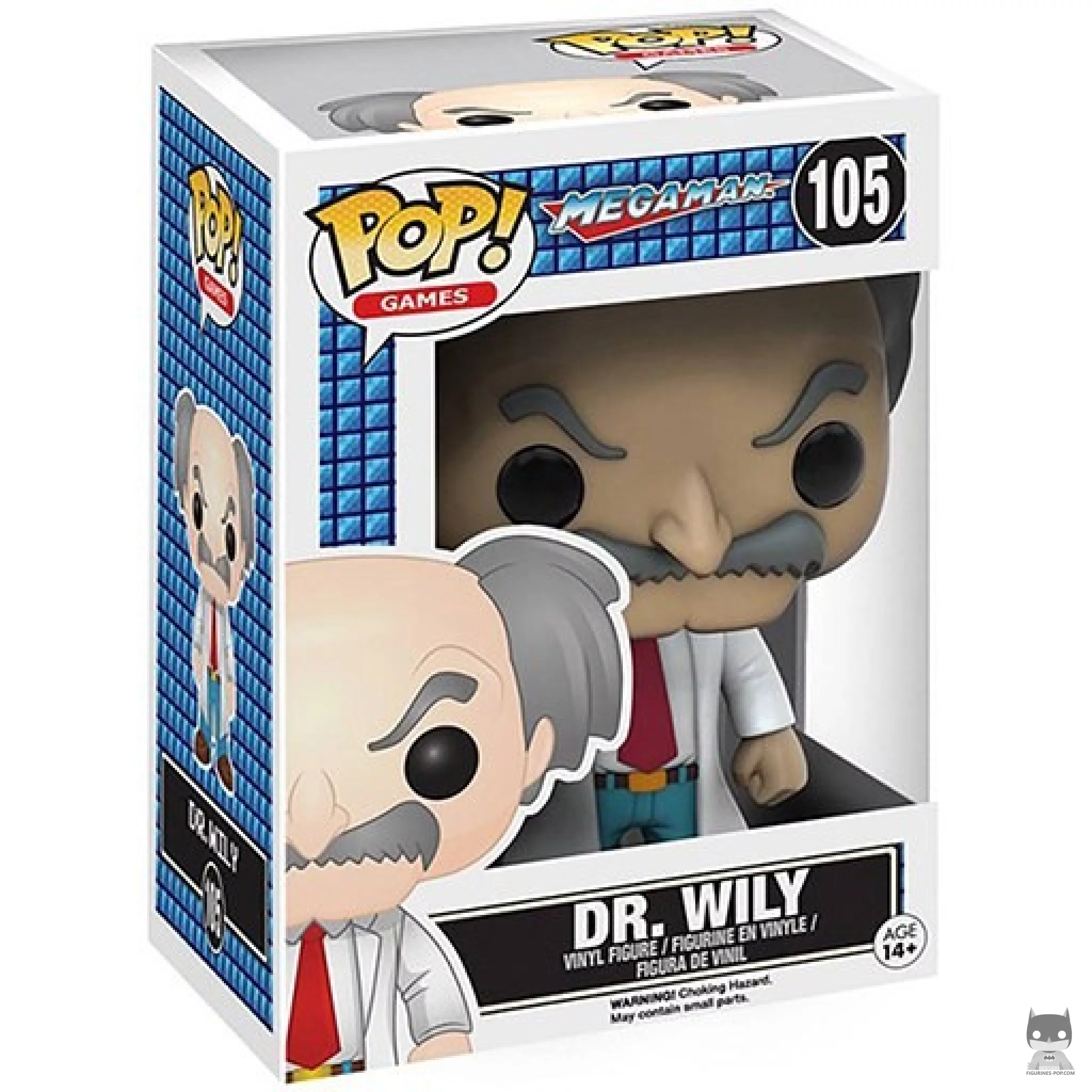 Figurine Funko POP Dr. Wily avec boîte